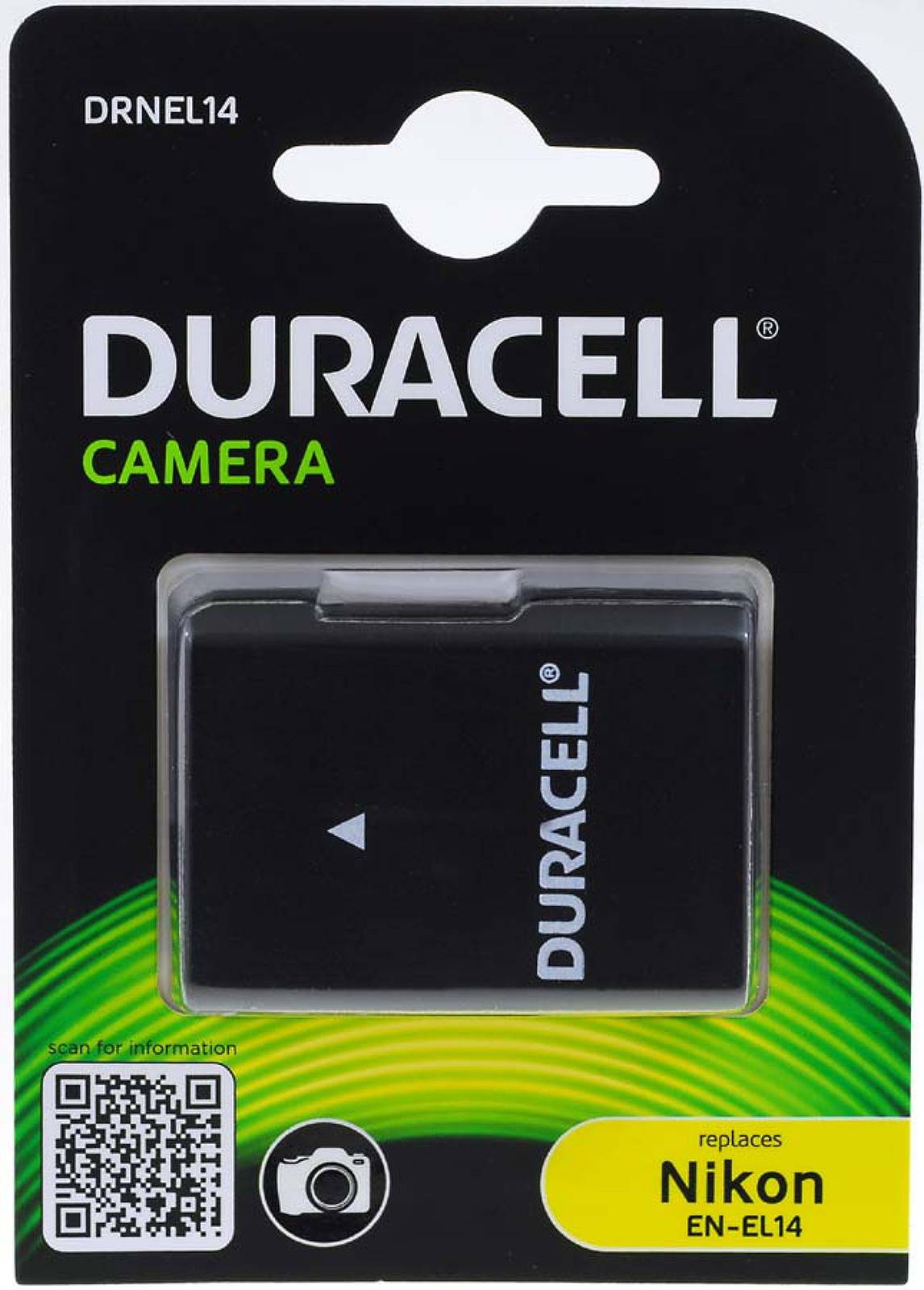 Duracell Akku für Nikon EN-EL14 1100mAh, 7,4V, Li-Ion