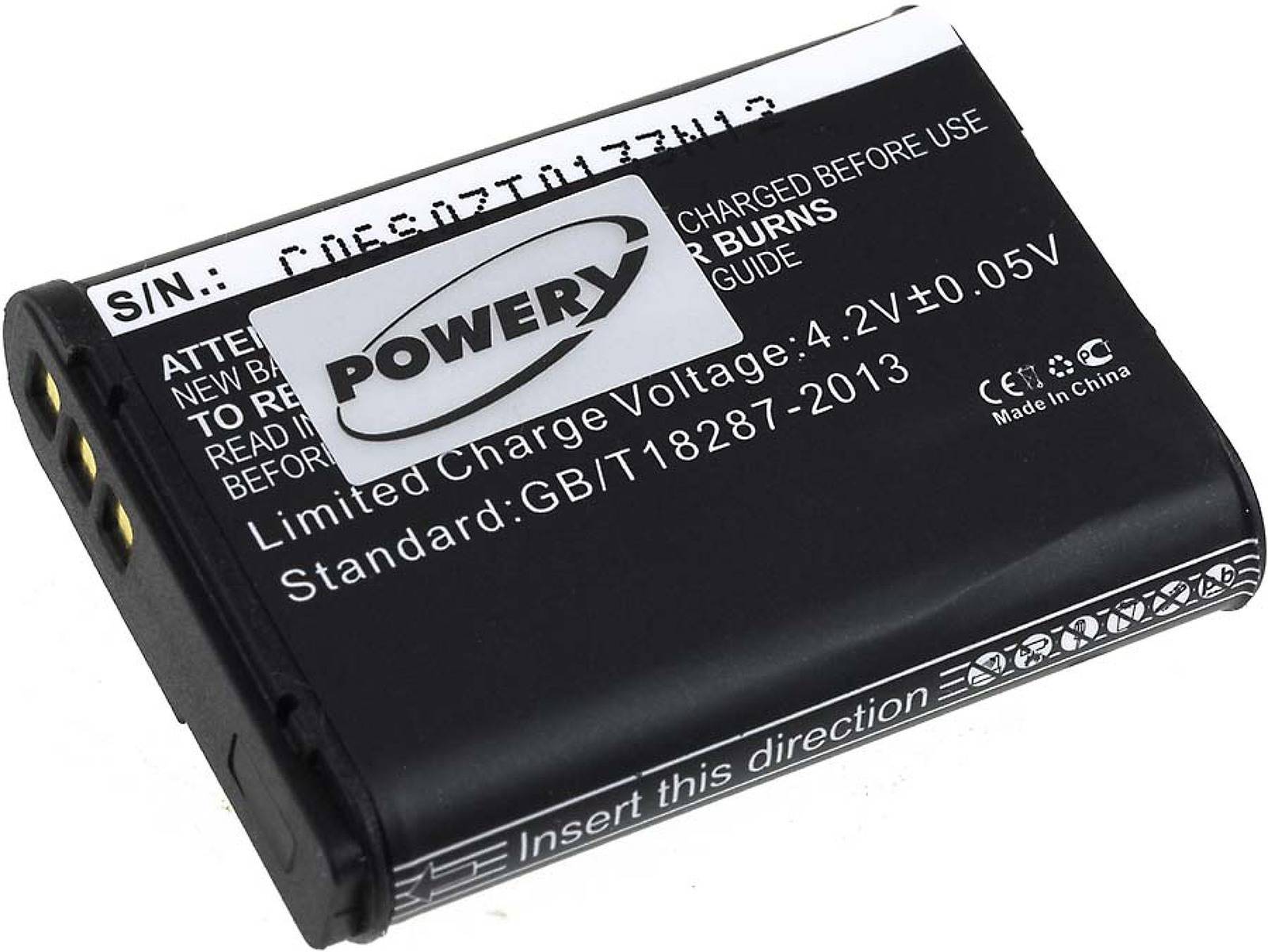 Powery Akku für Nikon Coolpix P600 / Typ EN-EL23, 3,8V, Li-Ion