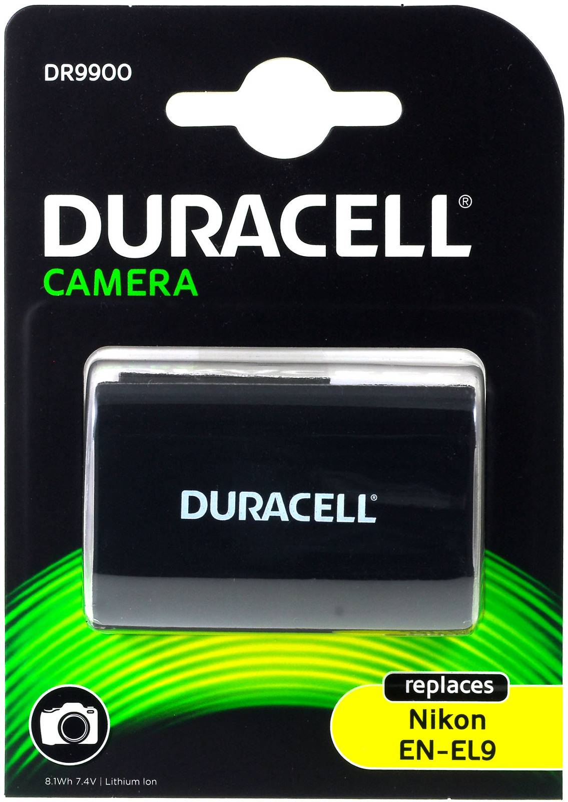 Duracell Akku für Nikon D60, 7,4V, Li-Ion