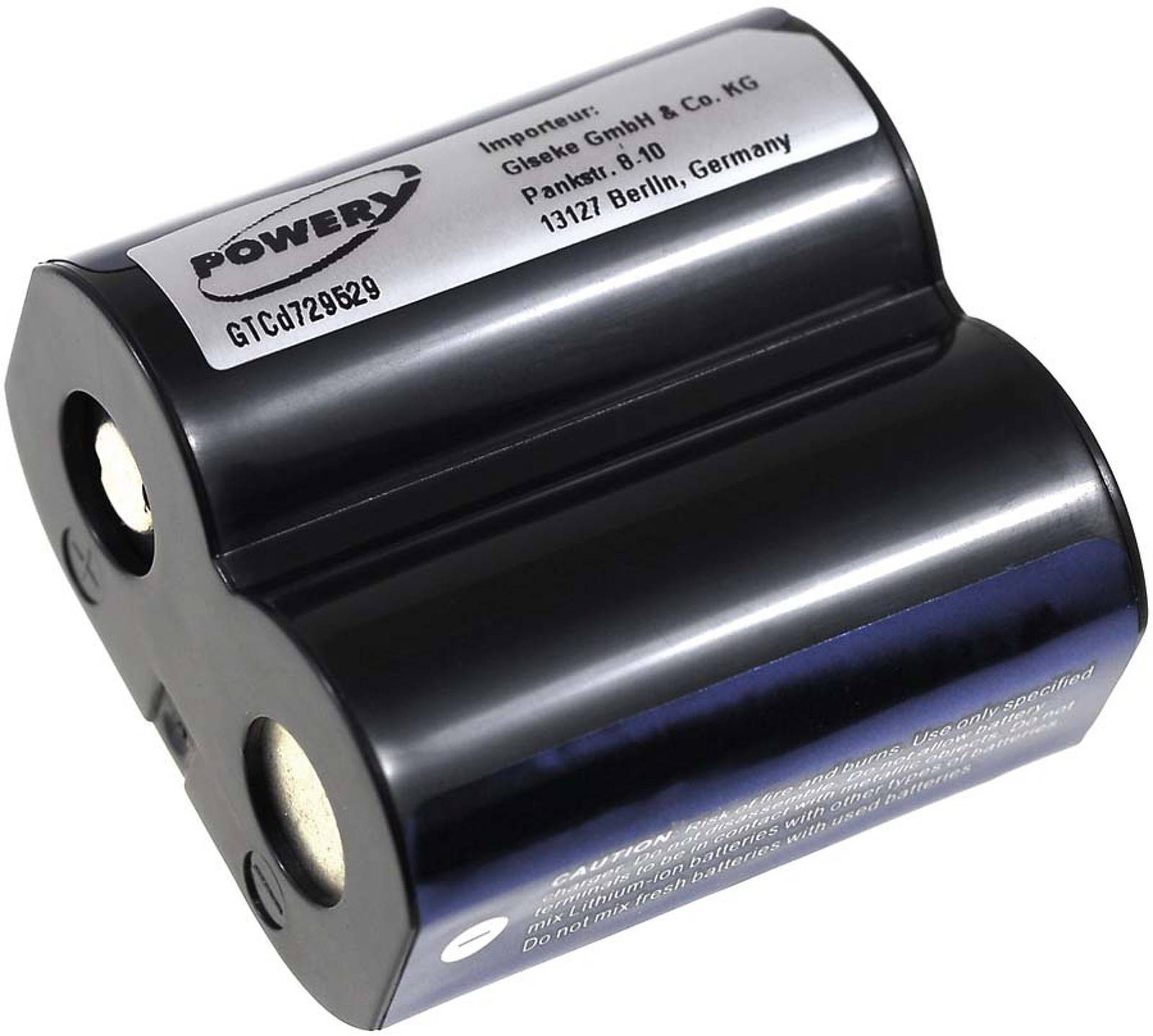 Powery Powery Akku für Typ CR-P2, 6V, Li-Fe