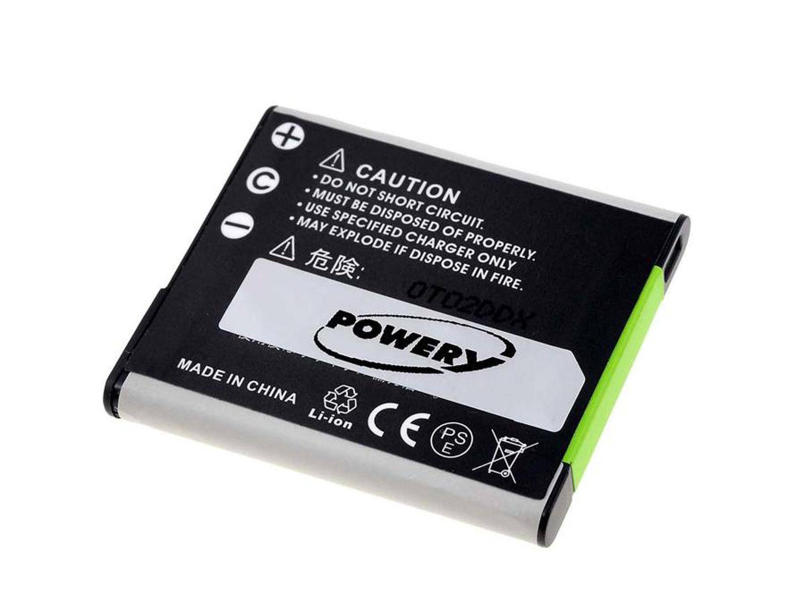 Powery Akku für Digitalkamera Sony Typ NP-BN1, 3,6V, Li-Ion