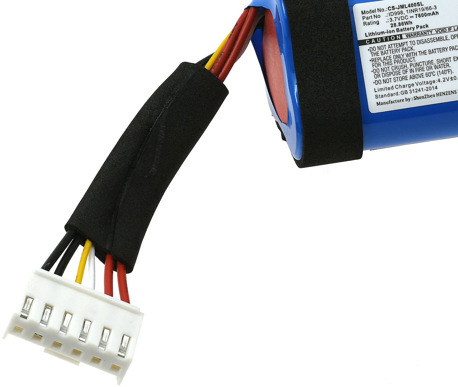 Powery Akku passend für Lautsprecher JBL Charge 4 / Charge 4 BLK / Charge 4 J, 3,7V, Li-Ion