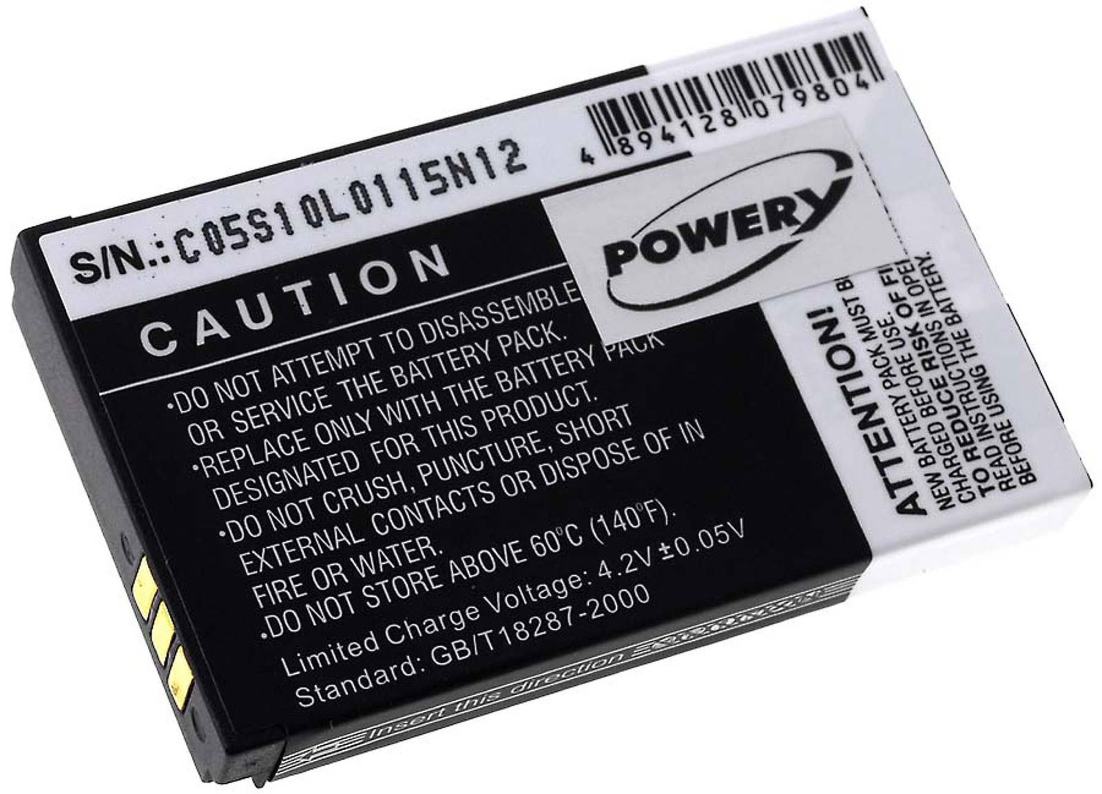 Powery Akku für Caterpillar CAT B25/ Typ UP073450AL, 3,7V, Li-Ion
