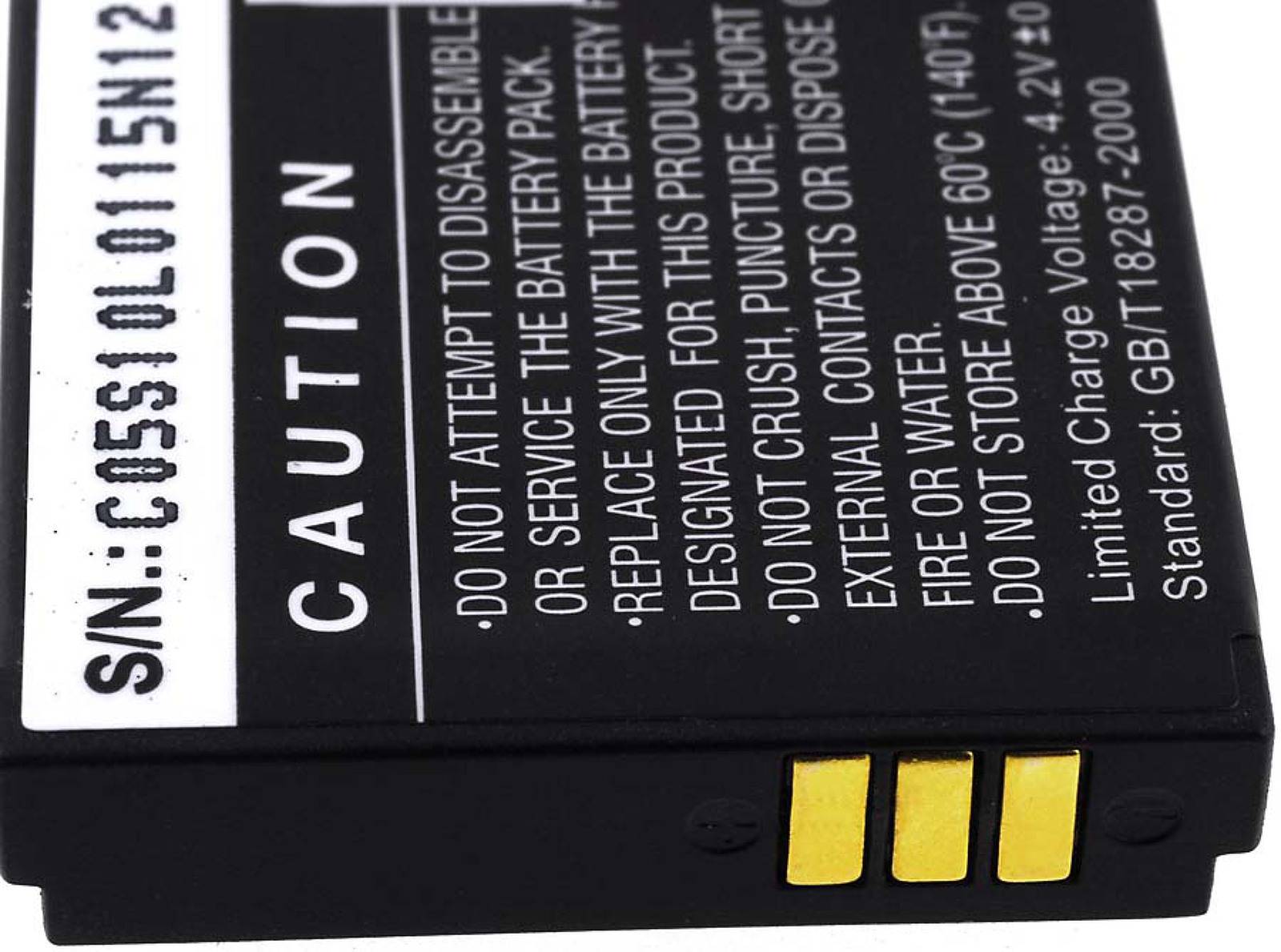 Powery Akku für Caterpillar CAT B25/ Typ UP073450AL, 3,7V, Li-Ion