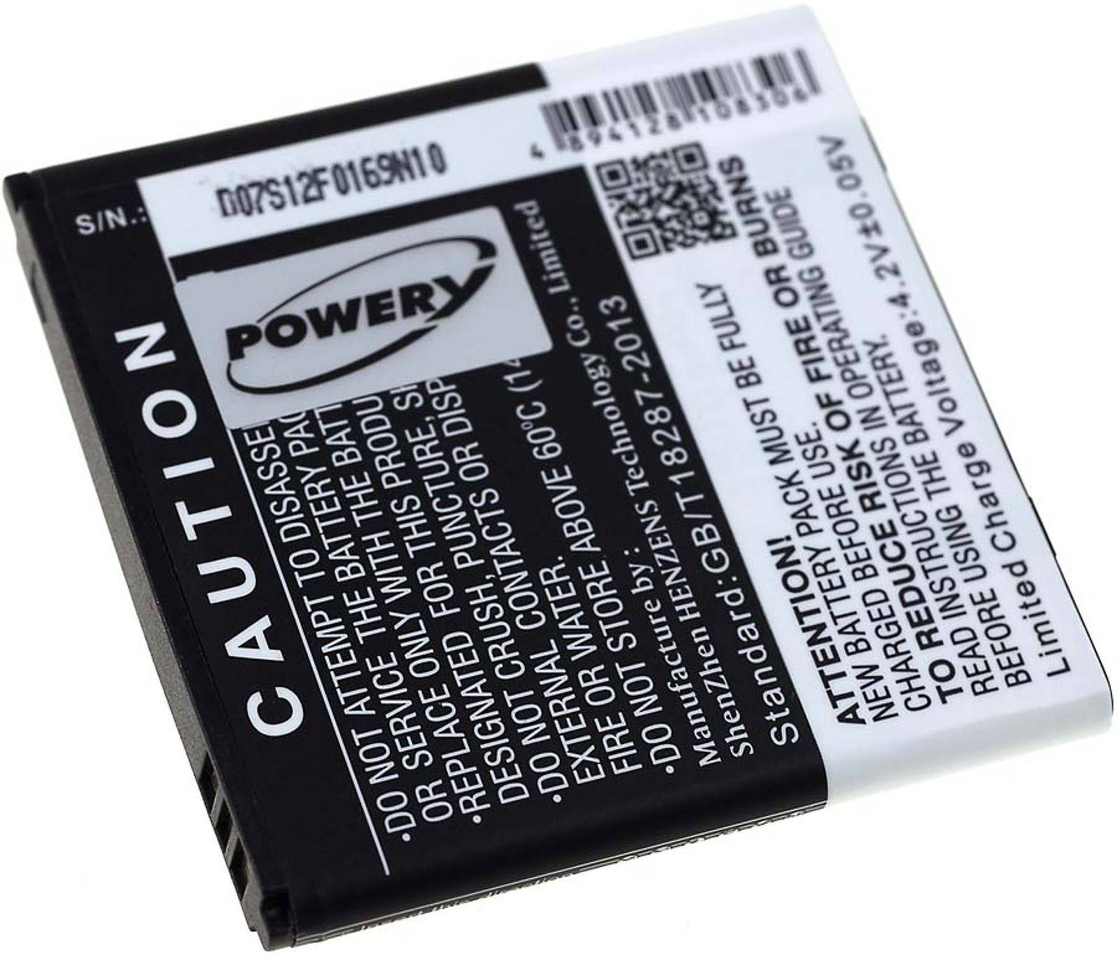 Powery Akku für Doro Liberto 820 mini, 3,7V, Li-Ion