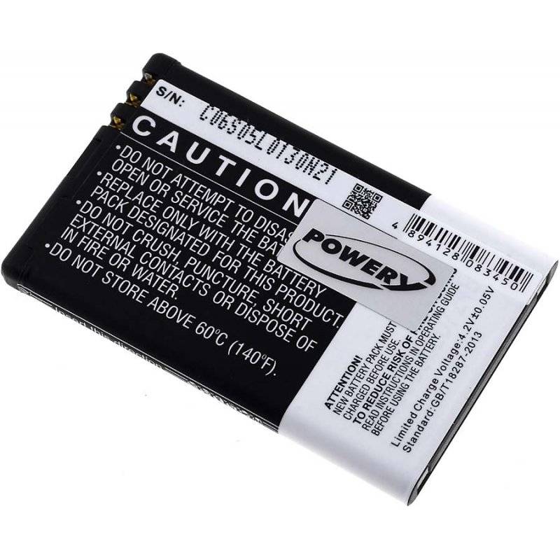 Powery Akku für Doro Typ RCB01, 3,7V, Li-Ion