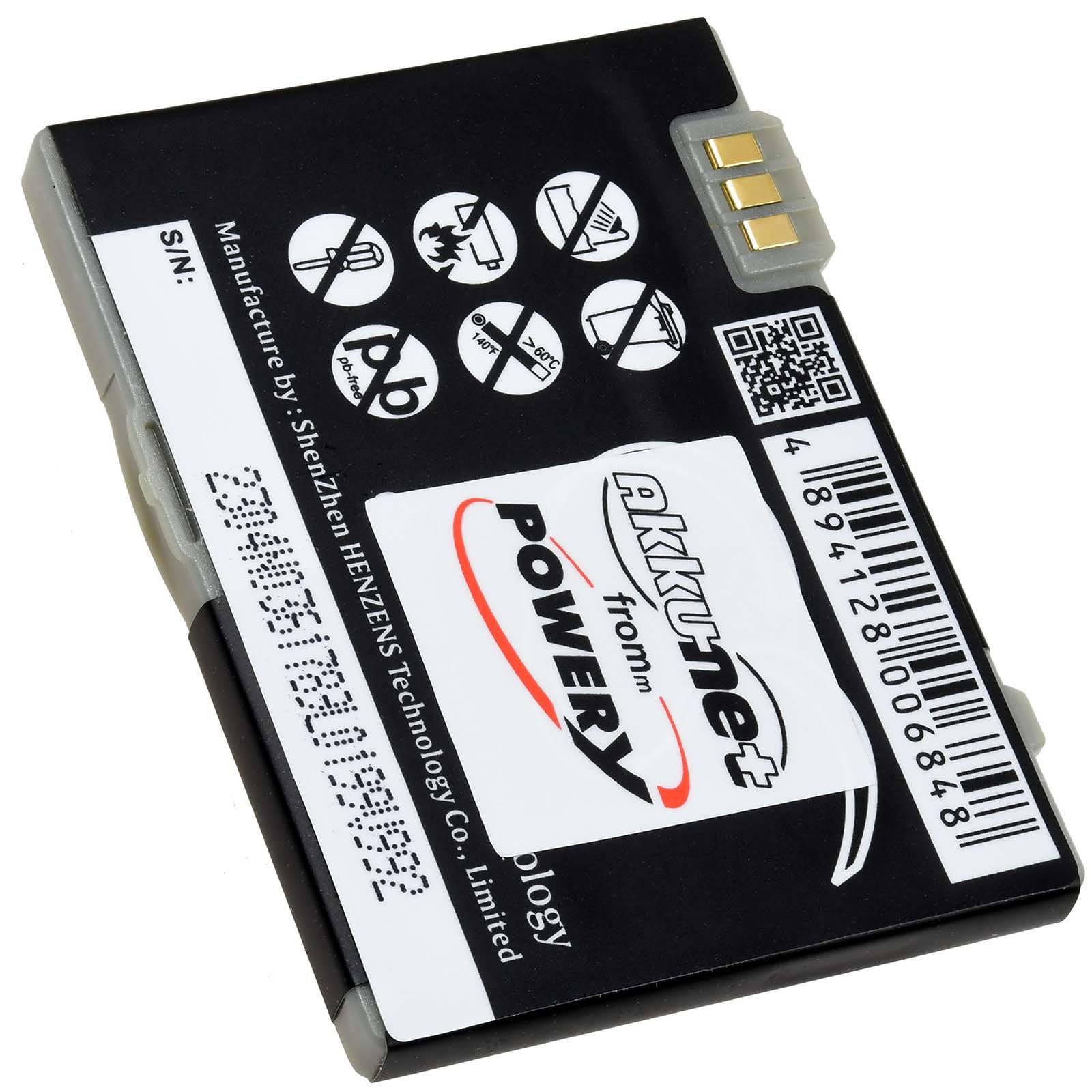 Powery Akku für Siemens CF62/C65/S65/M65, 3,7V, Li-Ion
