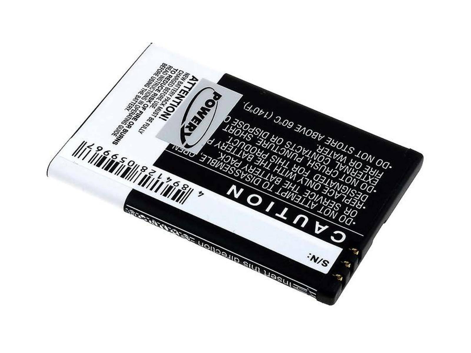 Powery Akku für Nokia E90 / Typ BP-4L, 3,7V, Li-Ion