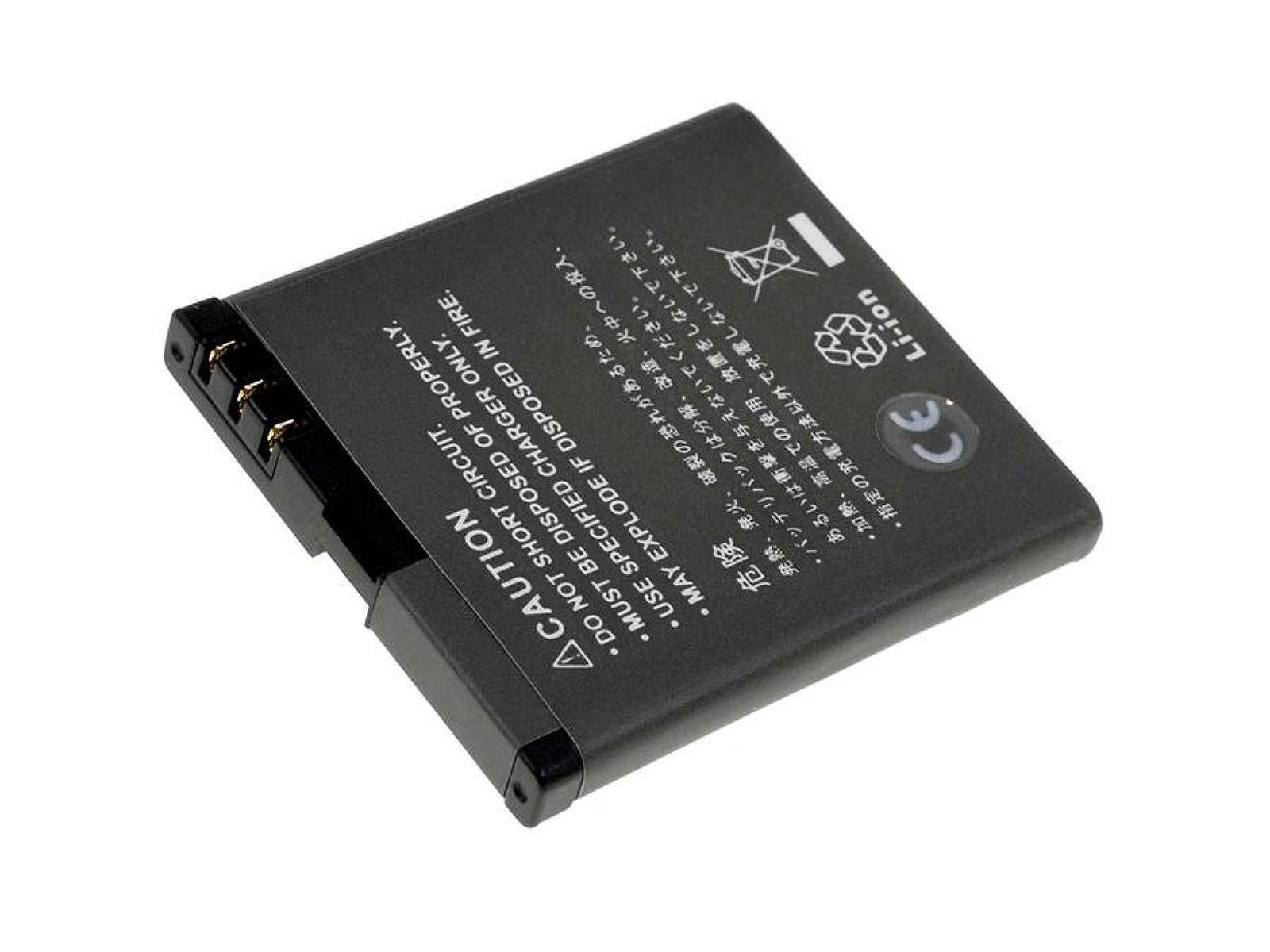 Powery Akku für Nokia N85/ Typ BL-5K, 3,7V, Li-Ion