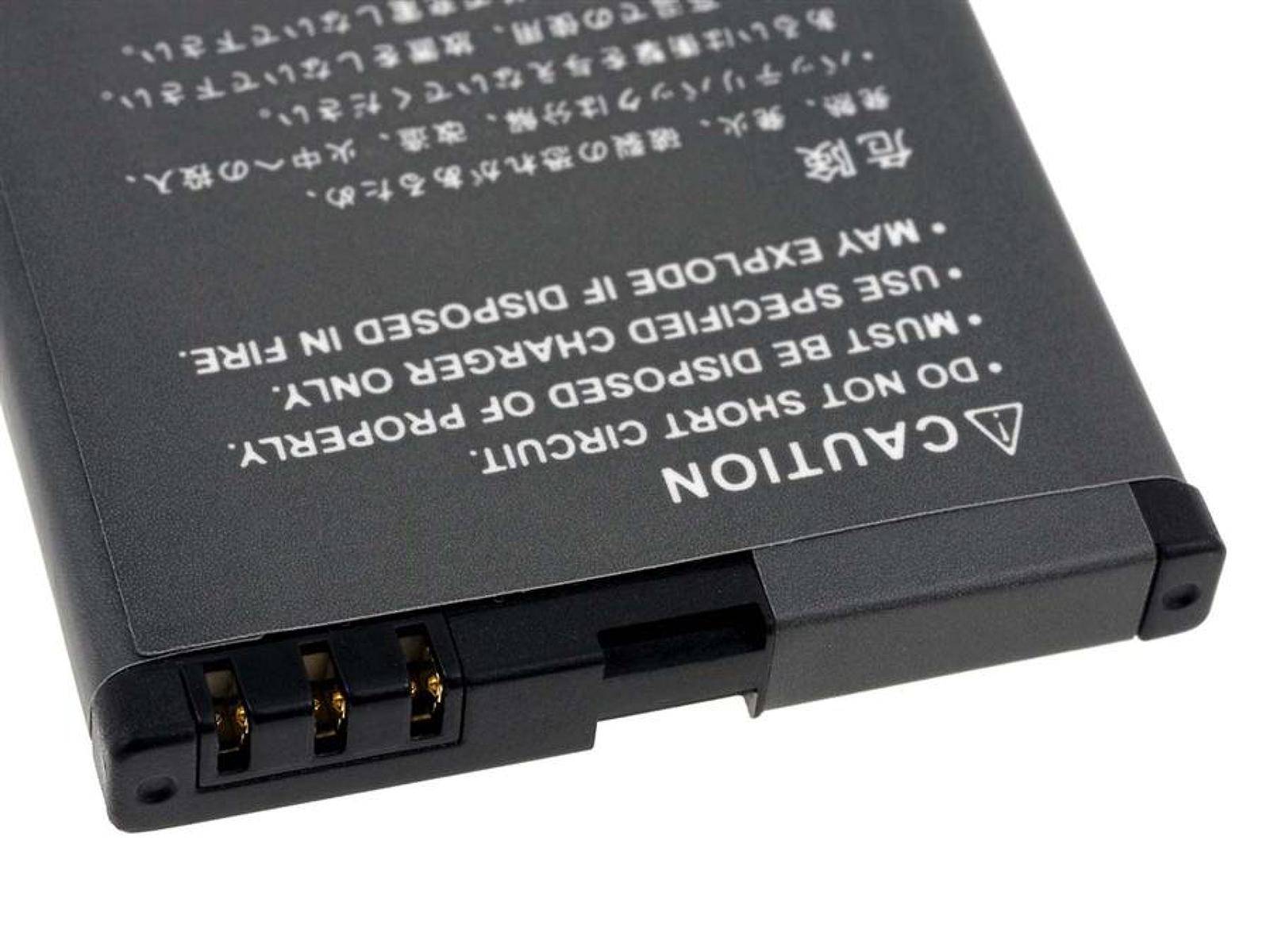 Powery Akku für Nokia N85/ Typ BL-5K, 3,7V, Li-Ion