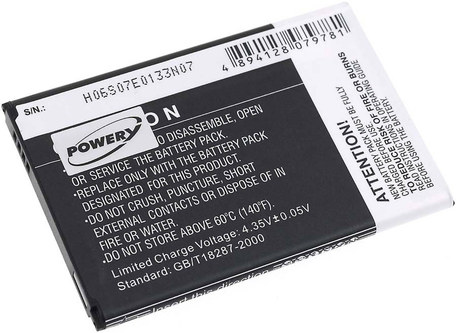 Powery Akku für Samsung Galaxy Note 3/ SM-N9000/ Typ B800BE, 3,8V, Li-Ion