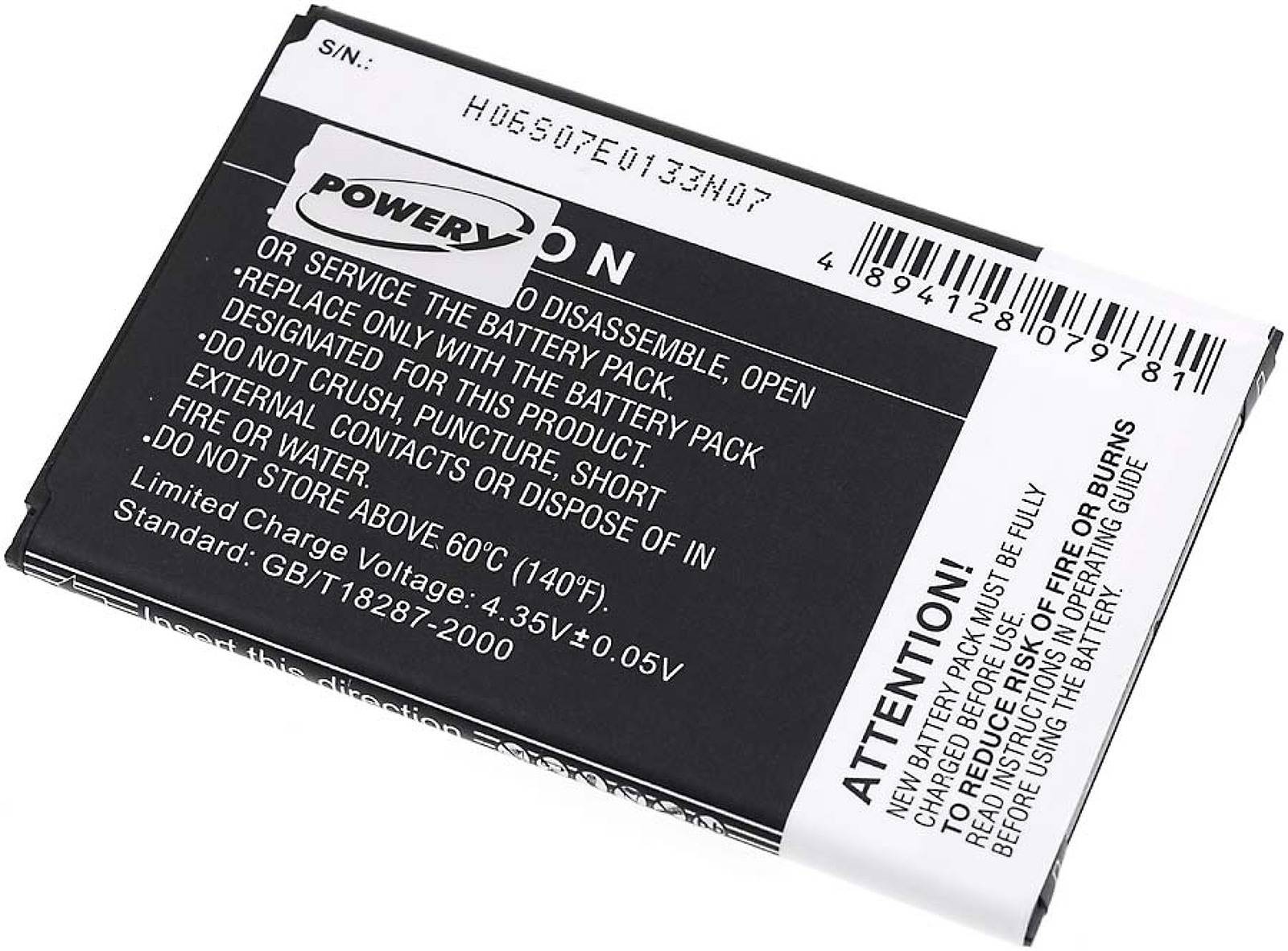 Powery Akku für Samsung Galaxy Note 3/ SM-N9000/ Typ B800BE, 3,8V, Li-Ion