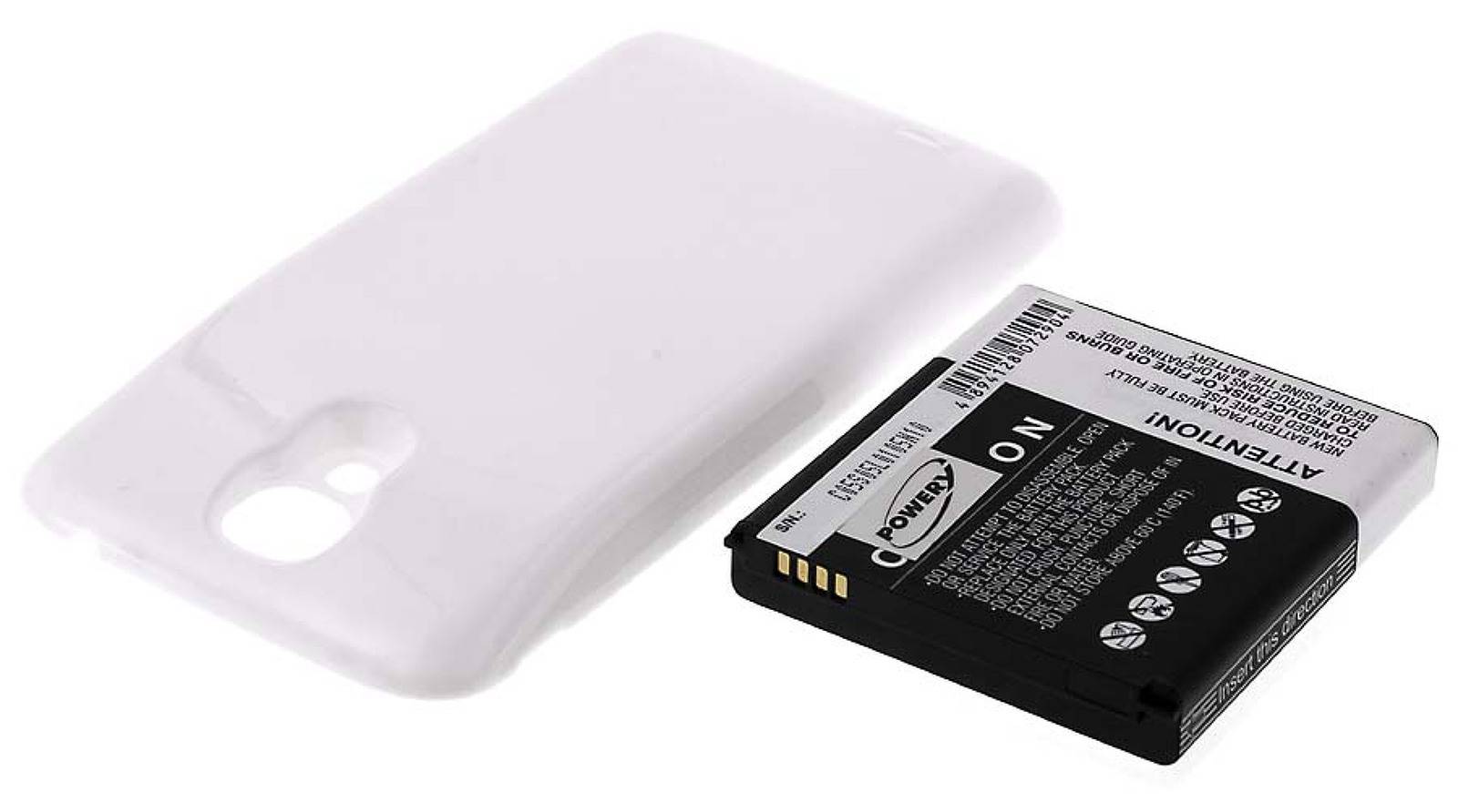 Powery Akku für Samsung Typ B600BE 5200mAh Weiß, 3,7V, Li-Ion
