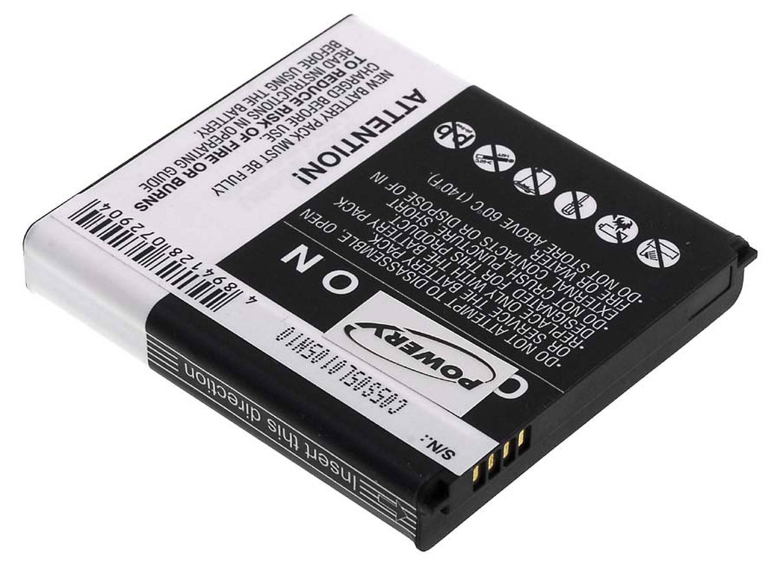 Powery Akku für Samsung Typ B600BE 5200mAh Weiß, 3,7V, Li-Ion