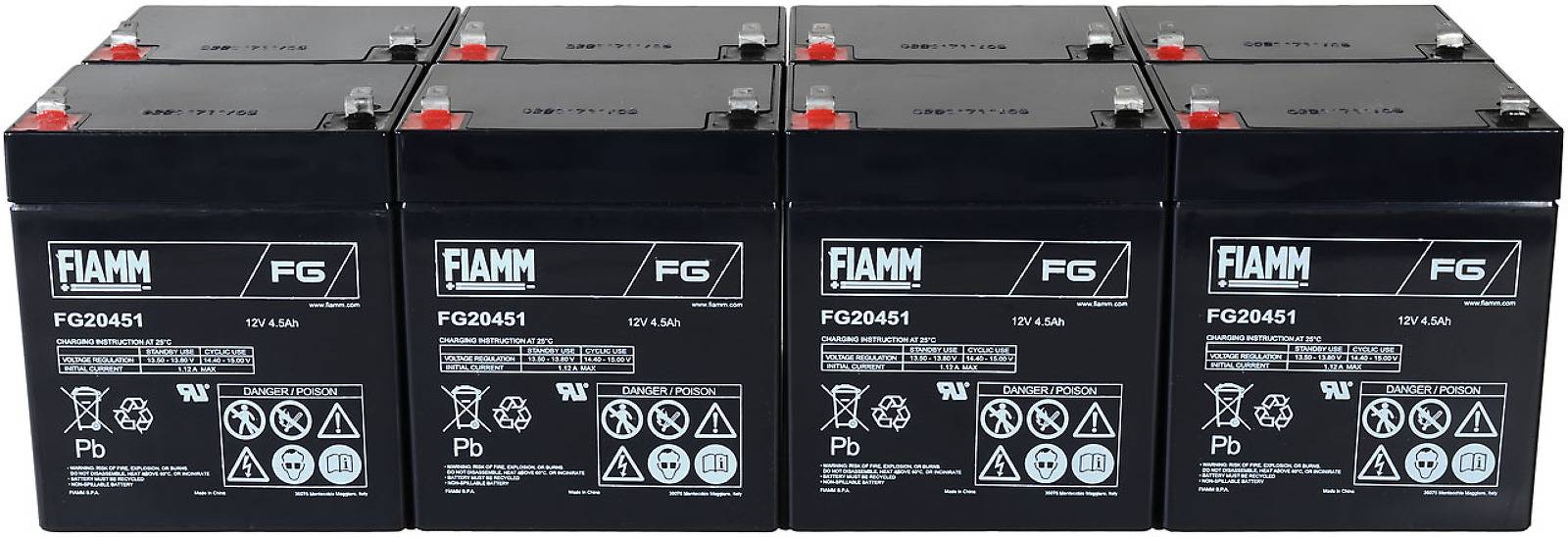 FIAMM Ersatzakku für USV APC RBC 43, 12V, Lead-Acid