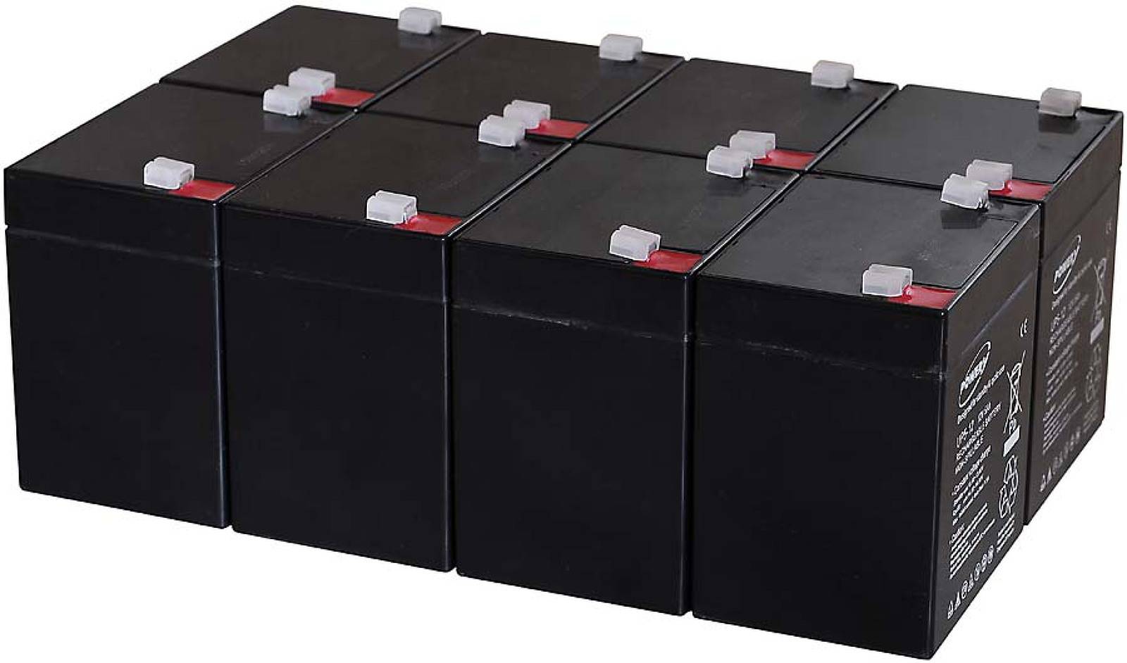 Powery Powery Blei-Gel-Akku für USV APC Smart-UPS XL Modular 3000 Rackmount/Tower 5Ah 12V, 12V, Lead-Acid