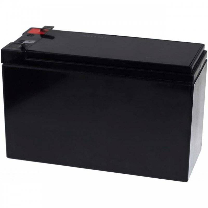 Powery Blei-Gel-Akku für USV APC Back-UPS 350 9Ah 12V (ersetzt auch 7,2Ah / 7Ah), 12V, Lead-Acid