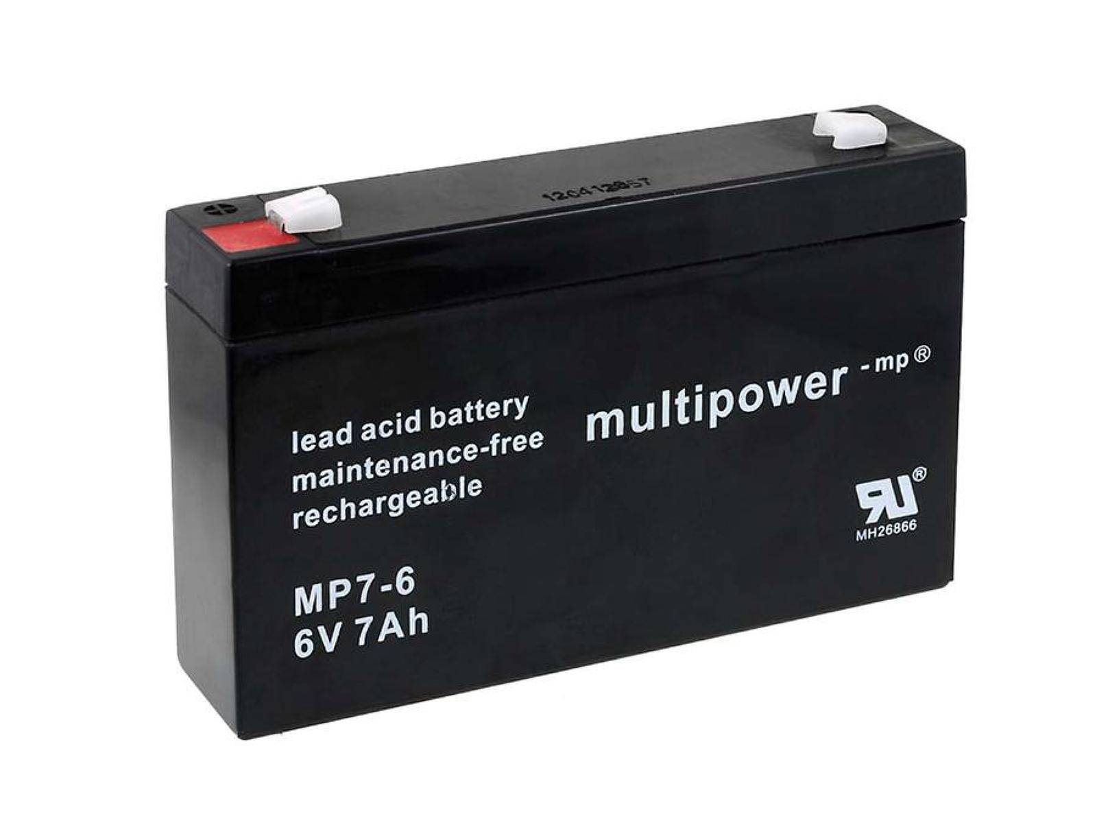 Powery Powery Ersatzakku für USV APC RBC18, 6V, Lead-Acid