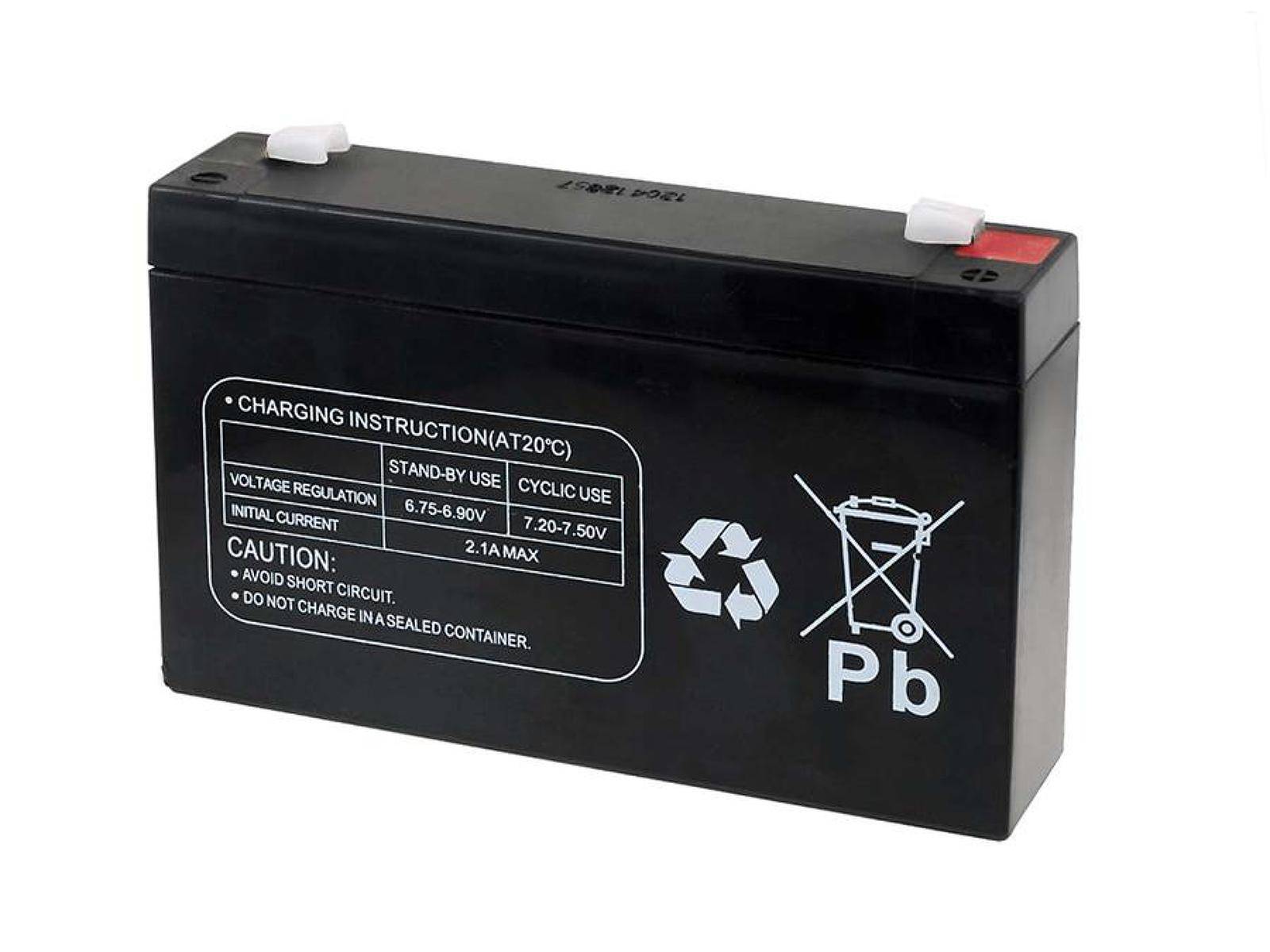 Powery Powery Ersatzakku für USV APC Smart-UPS SUA750RMI1U, 6V, Lead-Acid