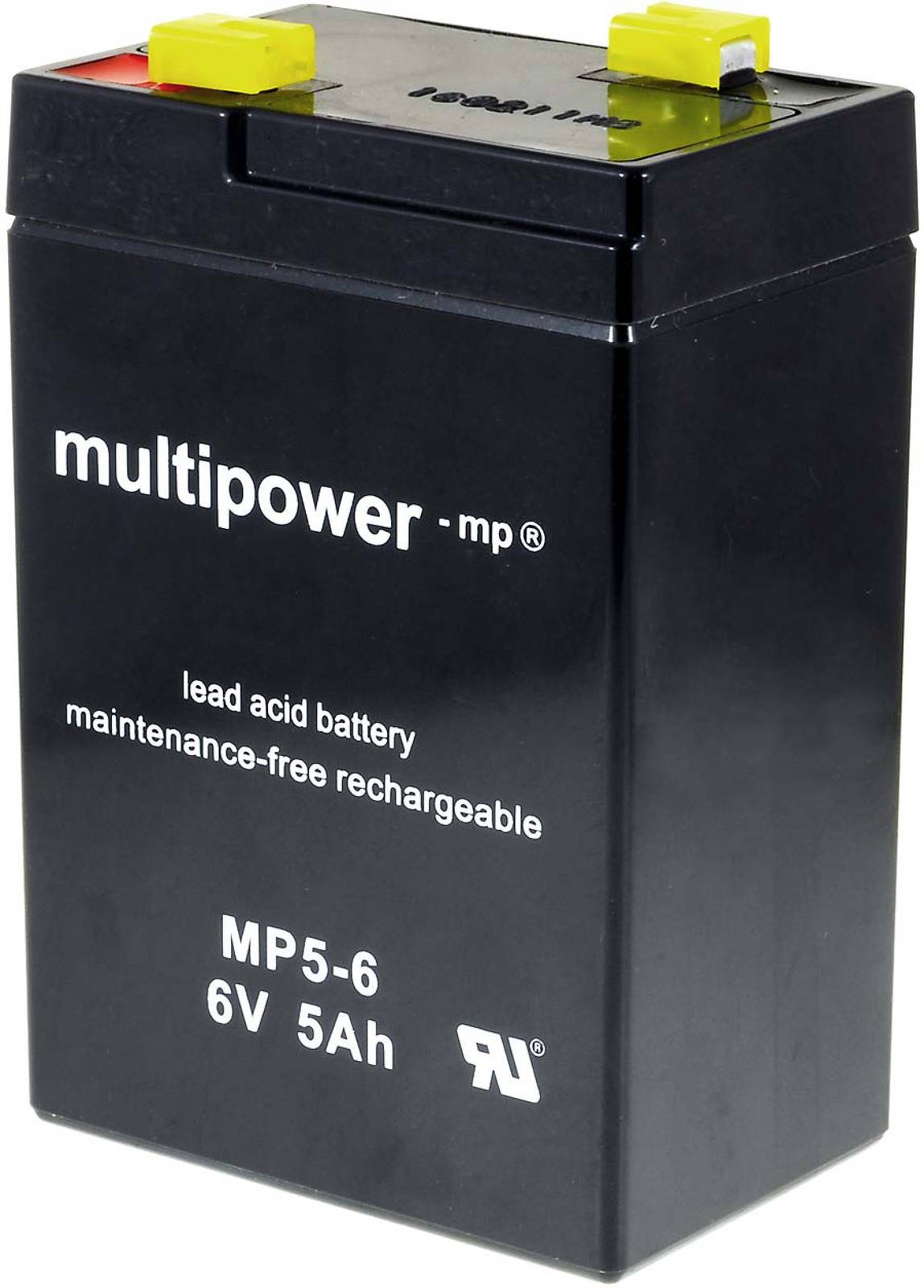 Powery Powery Bleiakku (multipower) MP5-6 ersetzt Panasonic LC-R064R5P, 6V, Lead-Acid