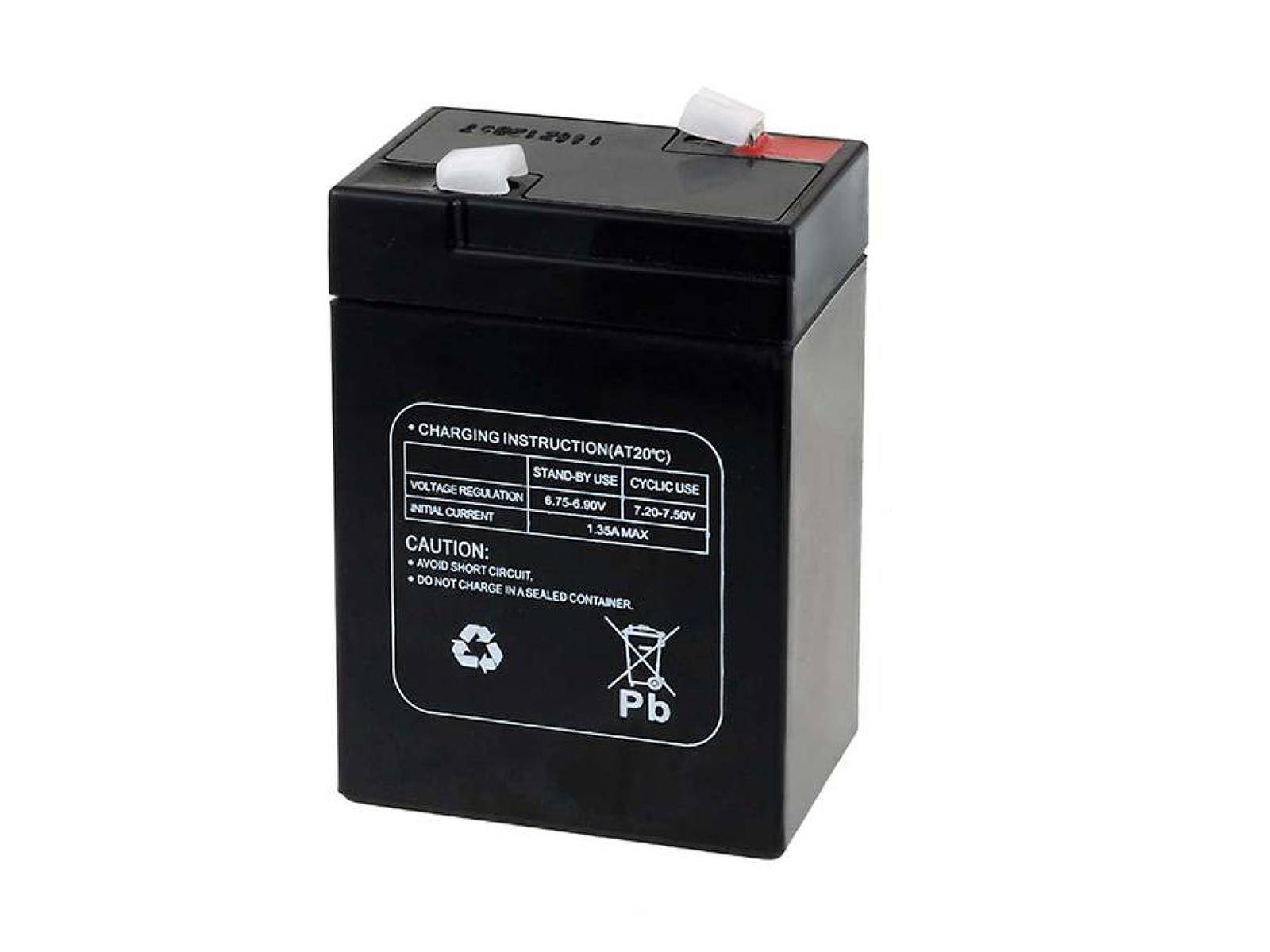 Powery Bleiakku (multipower) MP4,5-6 Ersatz für FIAMM Typ FG10451, 6V, Lead-Acid