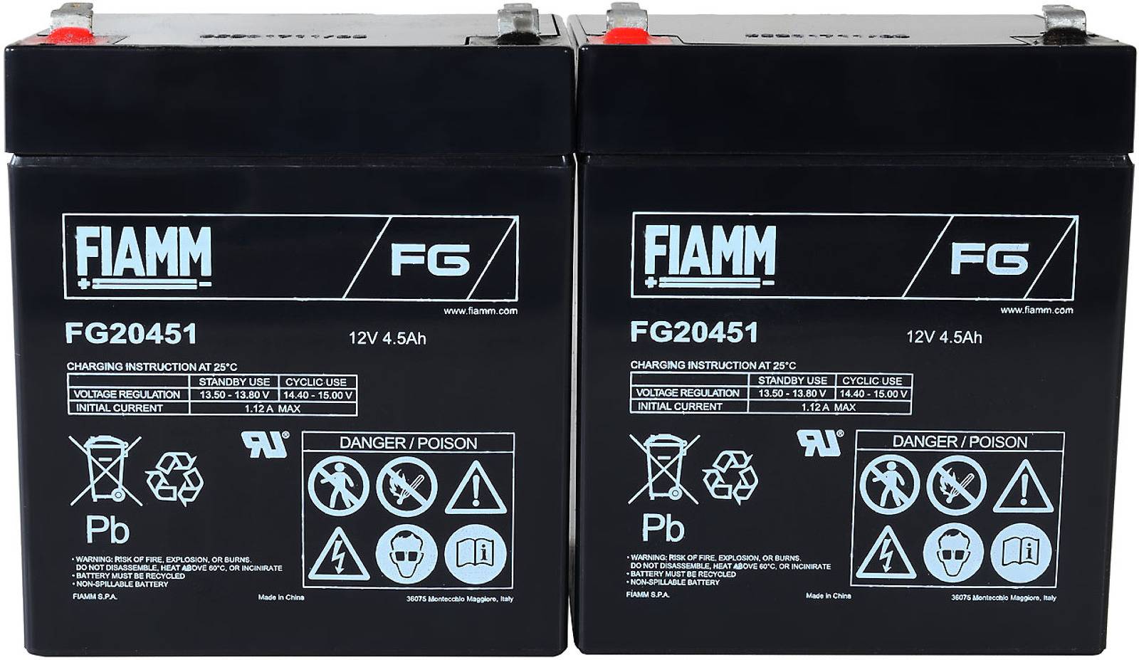 FIAMM Ersatzakku für APC RBC20, 12V, Lead-Acid