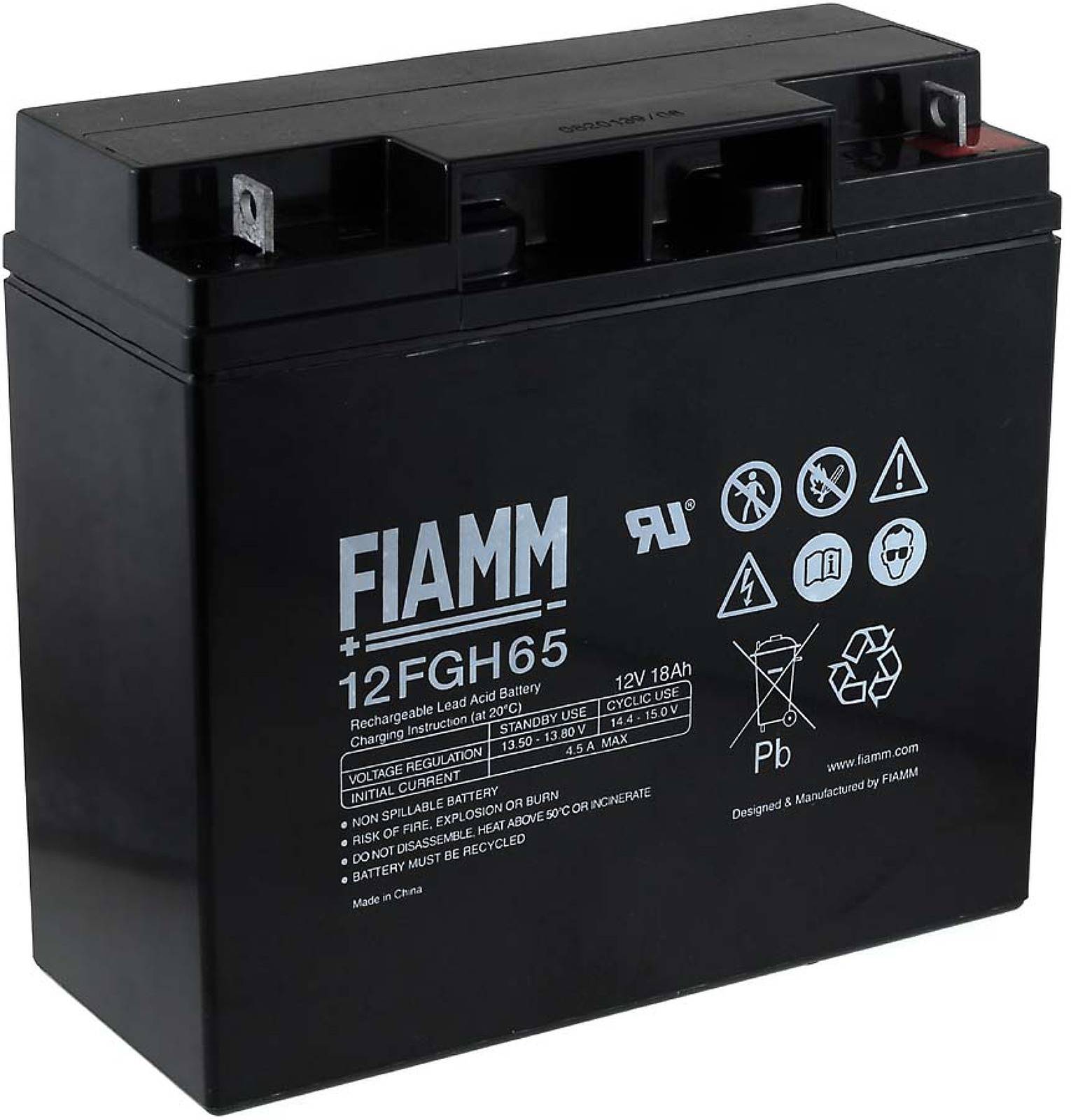 FIAMM Bleiakku FGH21803 (hochstromfest), 12V, Lead-Acid