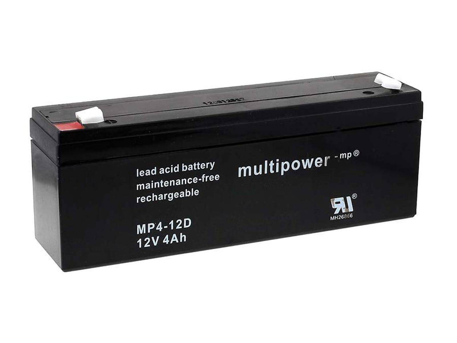 Powery Powery Bleiakku (multipower) MP4-12D, 12V, Lead-Acid
