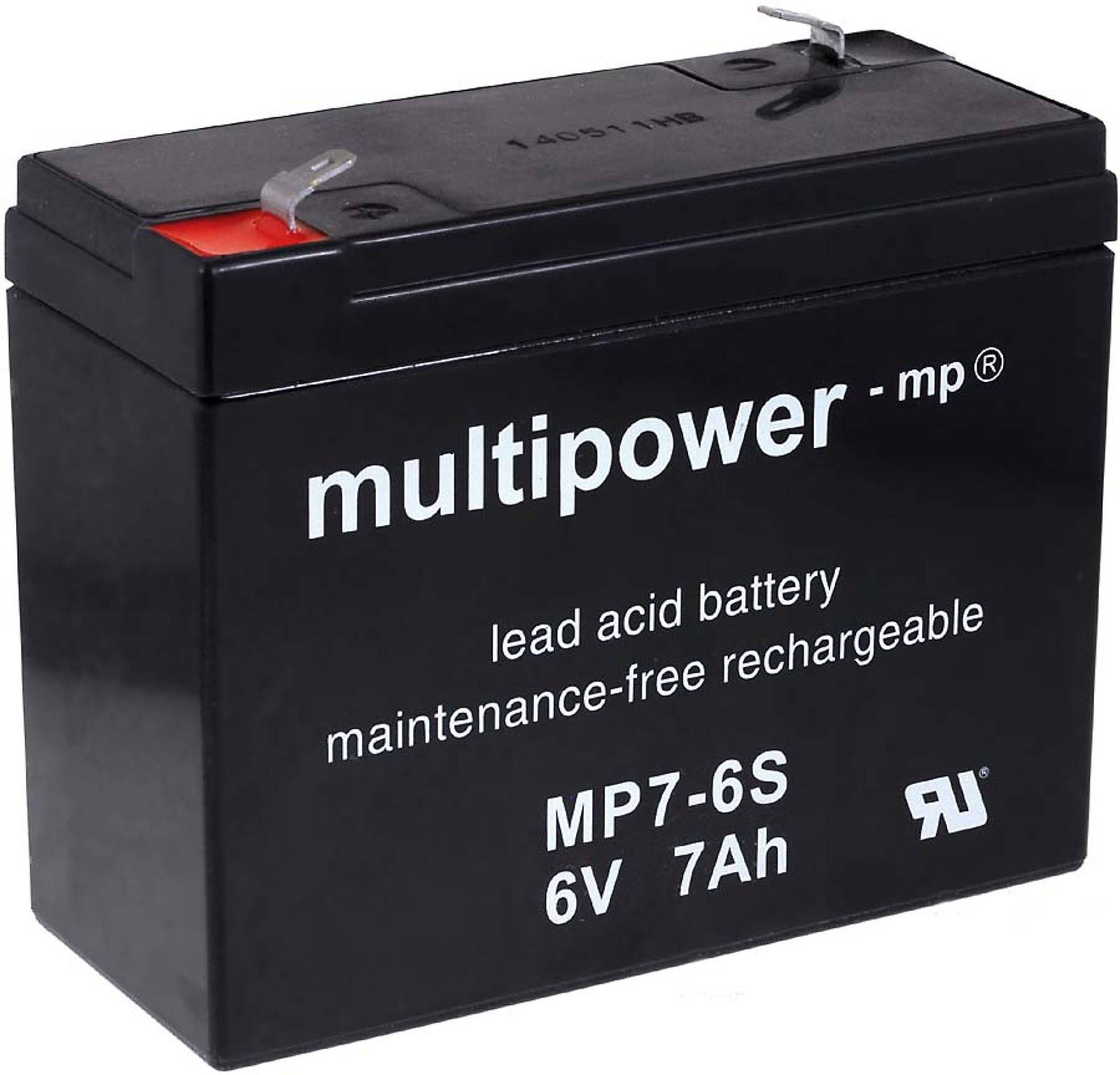 Powery Powery Bleiakku (multipower) MP7-6S, 6V, Lead-Acid
