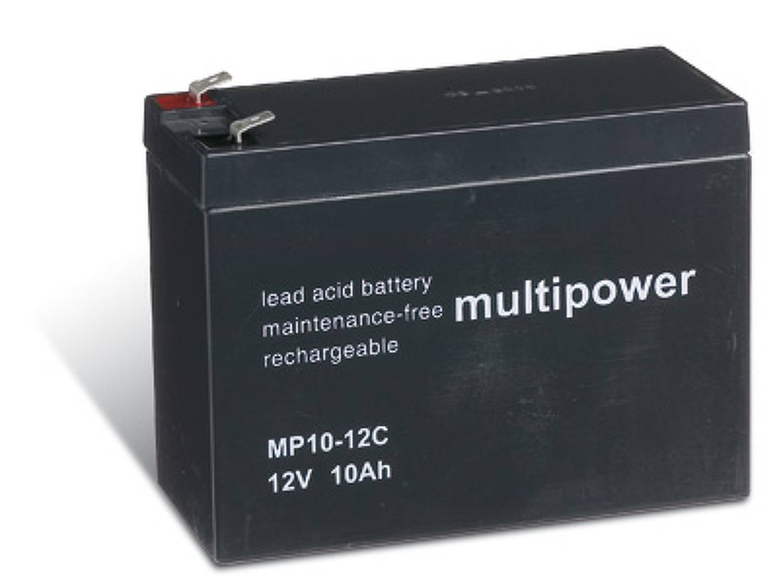 Powery Powery Bleiakku (multipower) MP10-12C zyklenfest, 12V, Lead-Acid