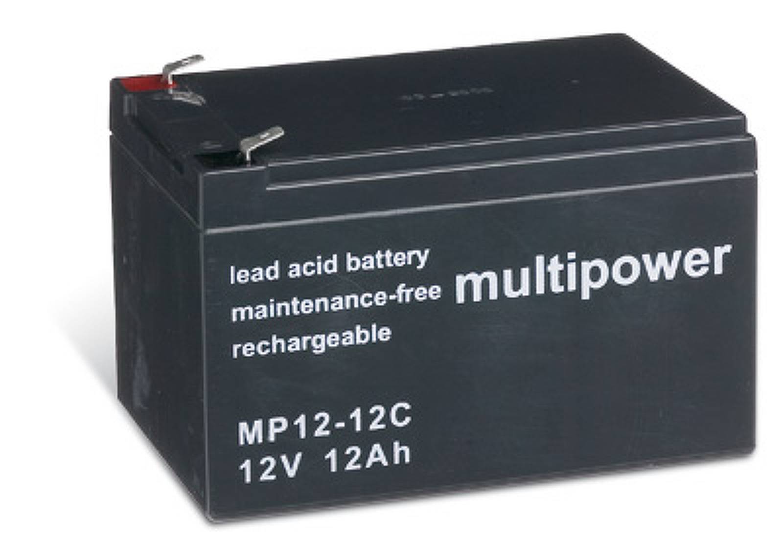 Powery Powery Bleiakku (multipower) MP12-12C zyklenfest, 12V, Lead-Acid