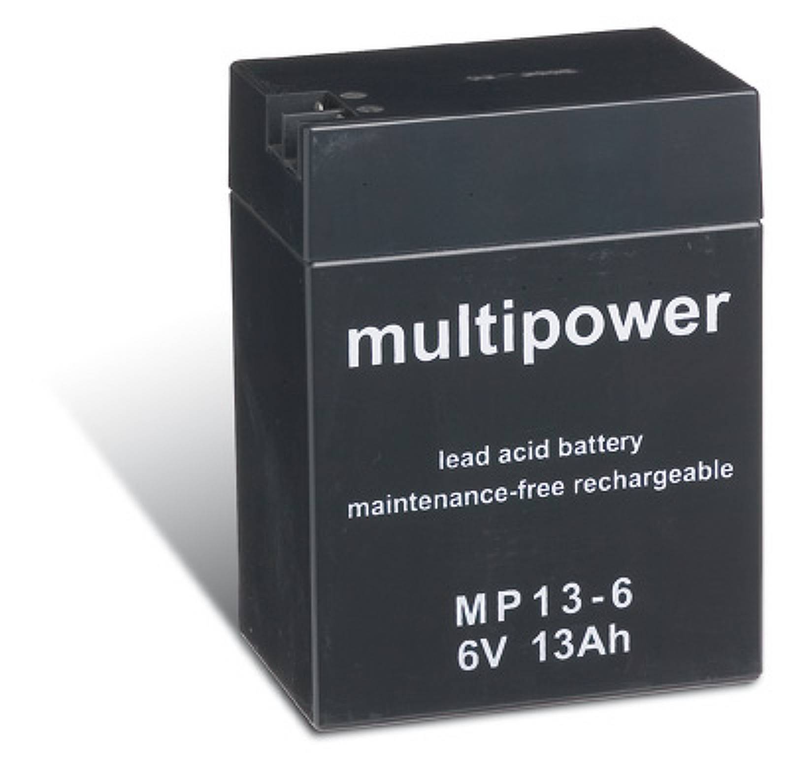Powery Powery Bleiakku (multipower) MP13-6, 6V, Lead-Acid