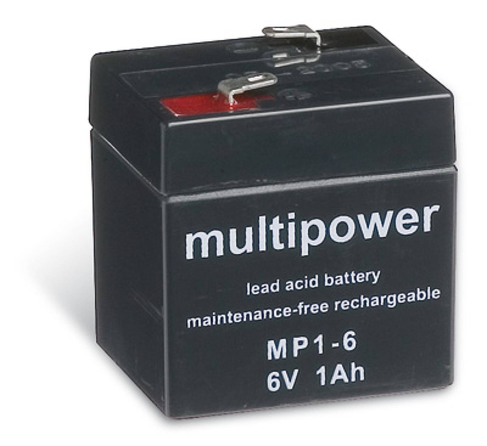 Powery Powery Bleiakku (multipower) MP1-6, 6V, Lead-Acid