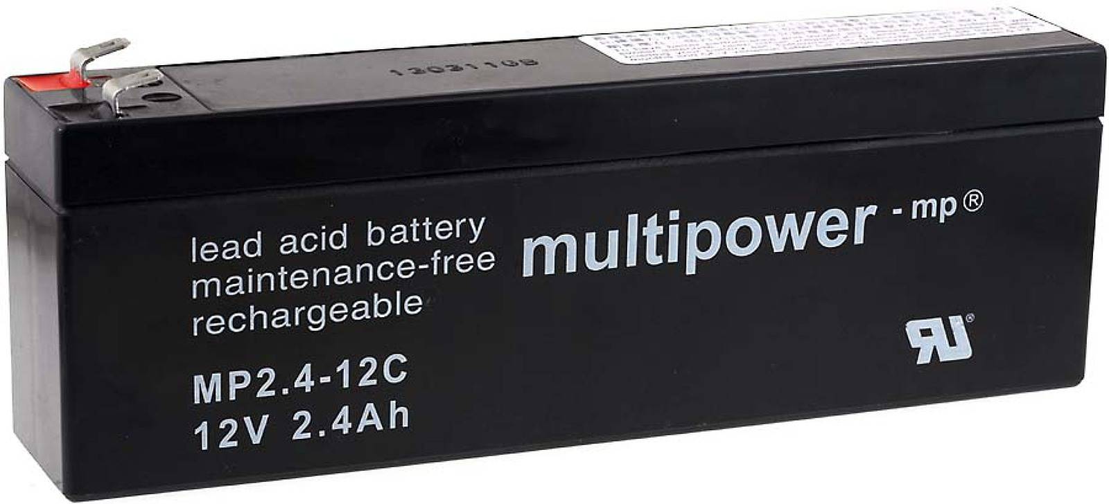 Powery Powery Bleiakku (multipower) MPC2,4-12 ersetzt MP2,4-12C zyklenfest, 12V, Lead-Acid