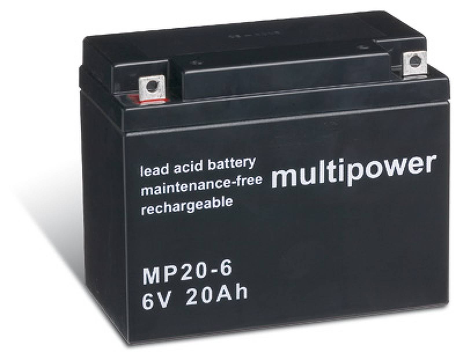 Powery Powery Bleiakku (multipower) MP20-6, 6V, Lead-Acid