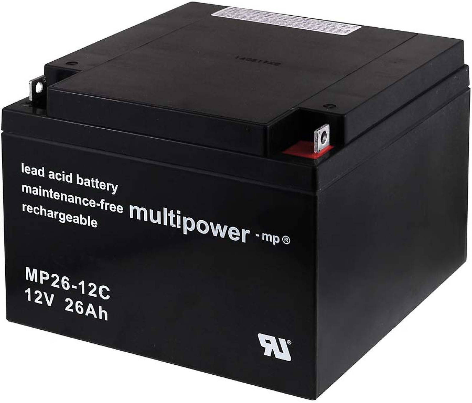 Powery Powery Bleiakku (multipower) MP26-12C zyklenfest, 12V, Lead-Acid