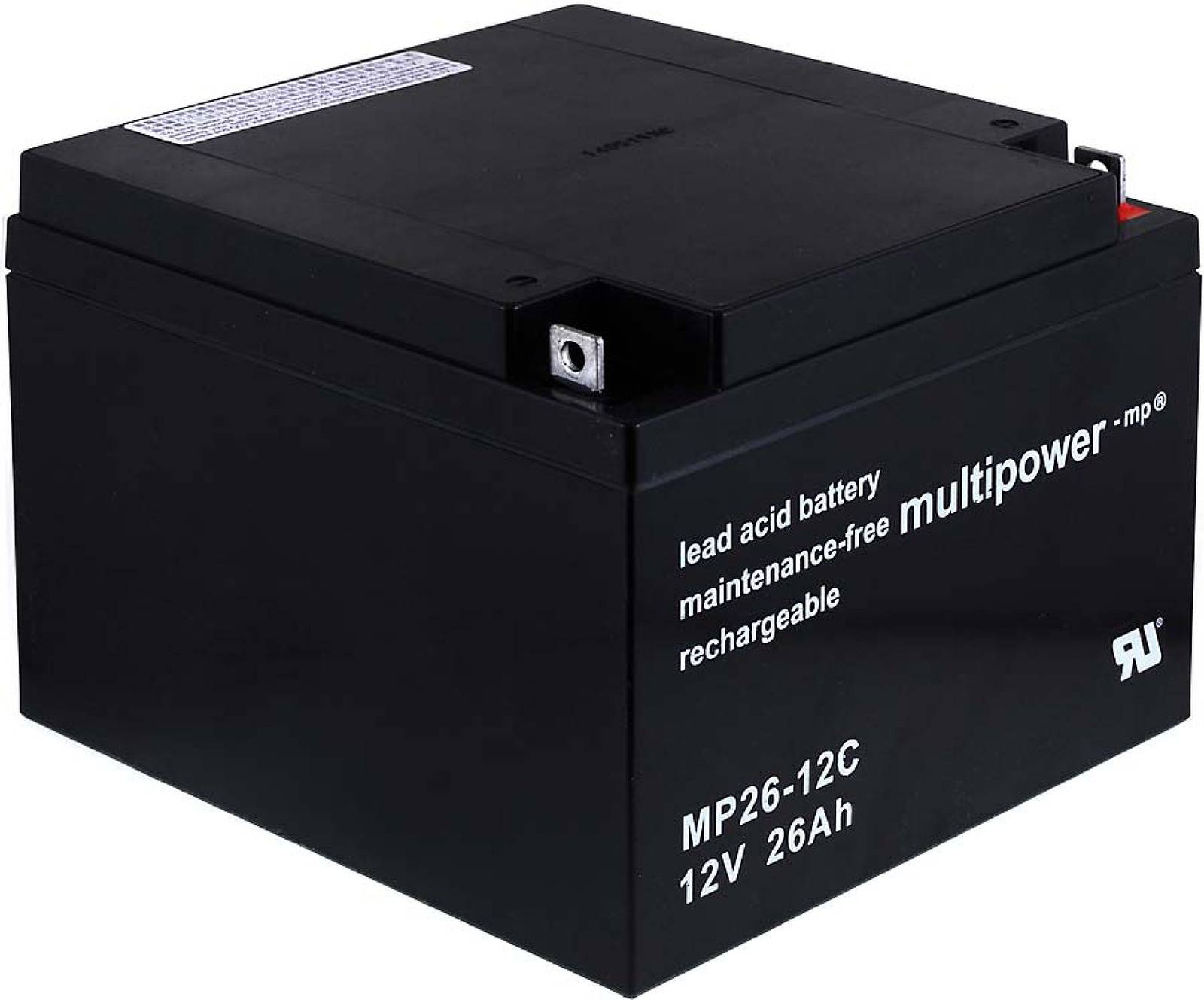 Powery Powery Bleiakku (multipower) MP26-12C zyklenfest, 12V, Lead-Acid