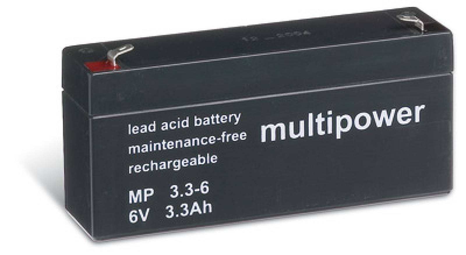Powery Powery Bleiakku (multipower) MP3,3-6, 6V, Lead-Acid