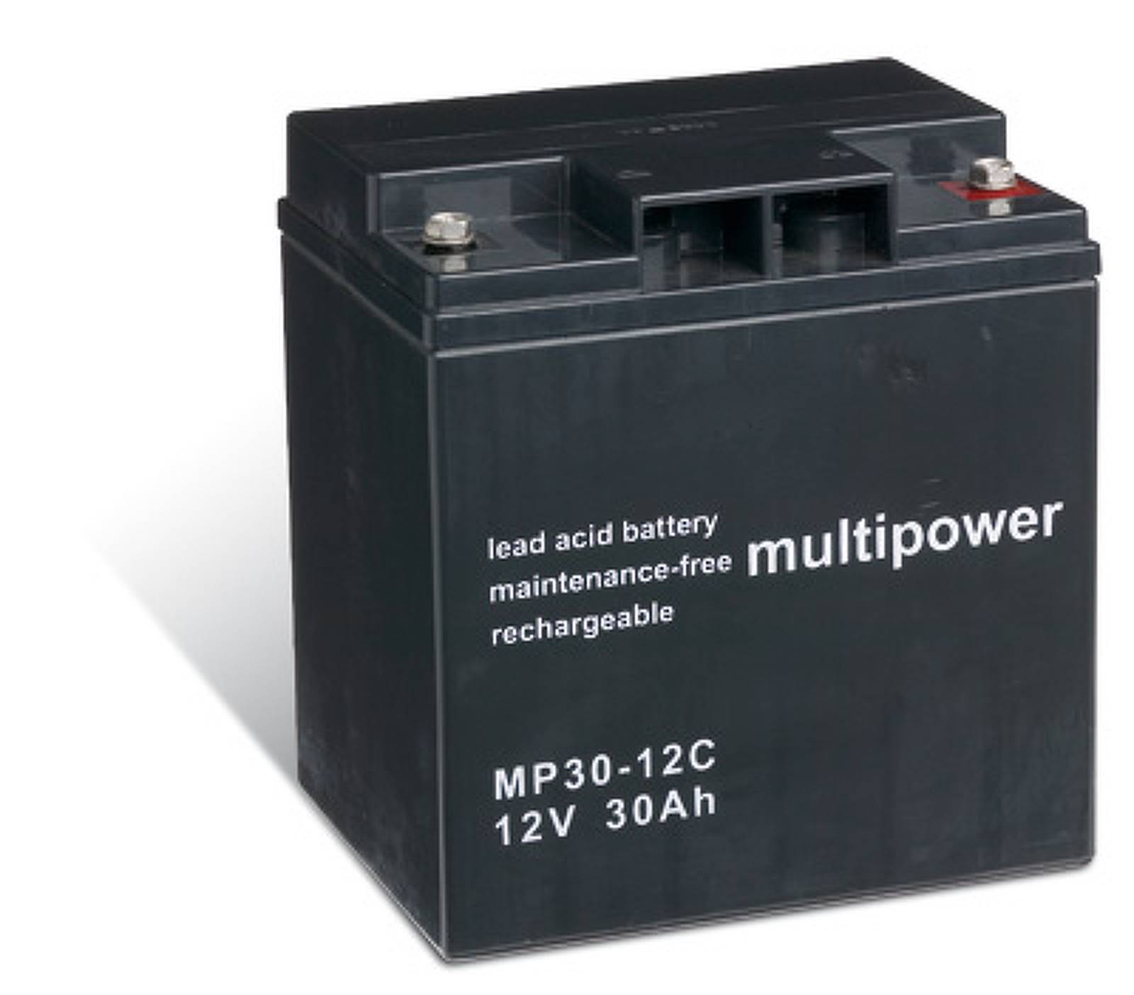 Powery Powery Bleiakku (multipower) MP30-12C zyklenfest, 12V, Lead-Acid