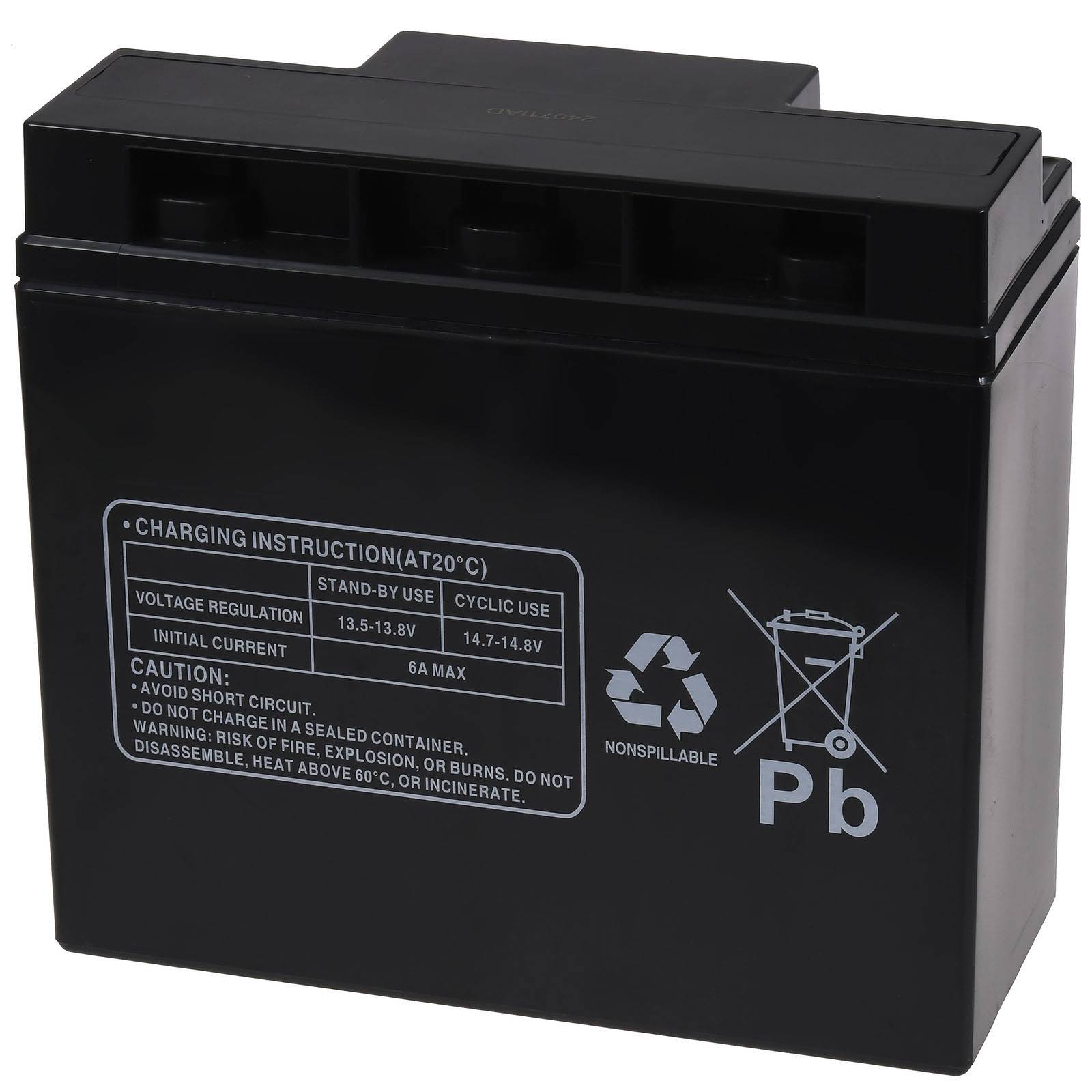 Powery Powery Bleiakku (multipower) für USV APC Smart-UPS SMT3000I 20Ah (ersetzt auch 18Ah), 12V, Lead-Acid