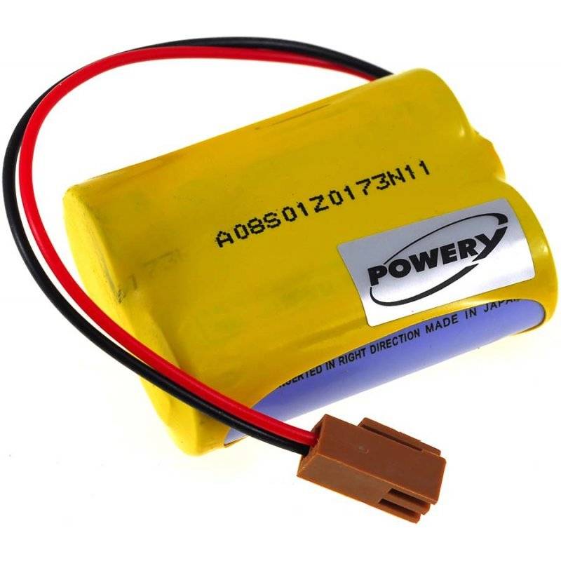Powery SPS-Lithiumbatterie für Panasonic Typ BR-AGCF2W, 6V, Lithium-Mangandioxid