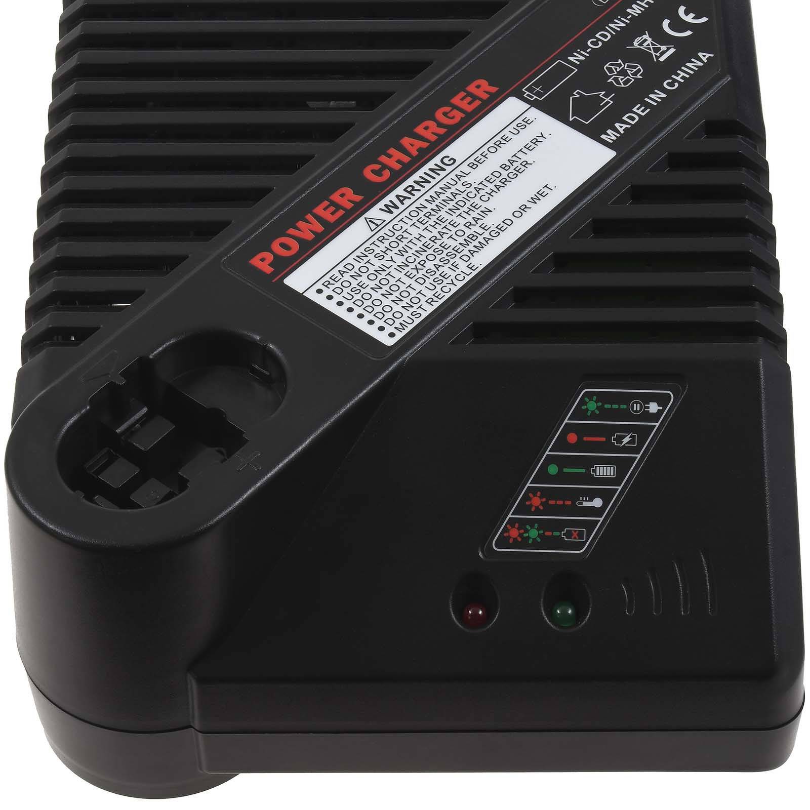 Powery Ladegerät kompatibel mit Bosch Typ AL60DV2425, 7,2V-24V