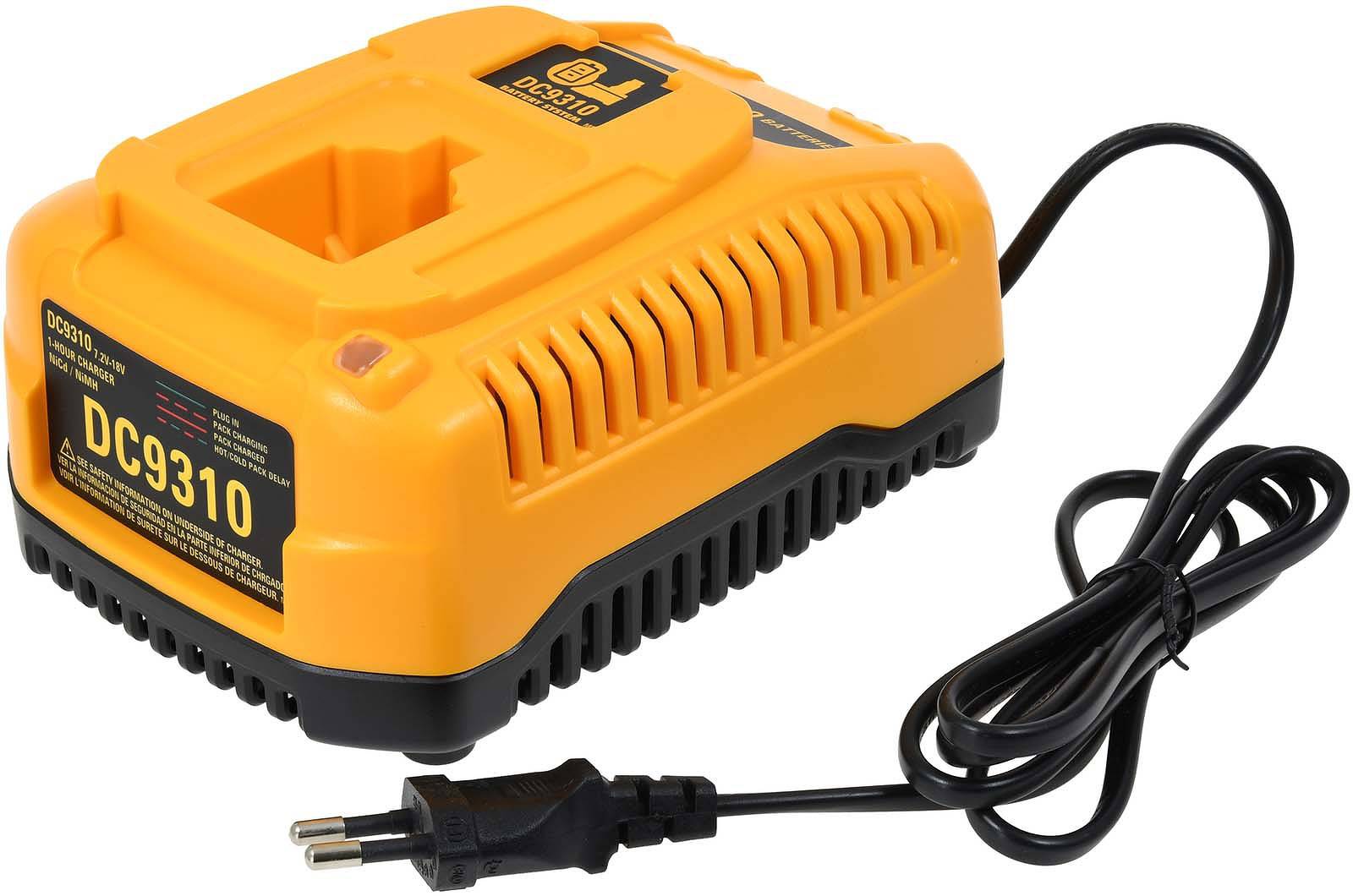 Powery Ladegerät kompatibel mit, ersetzt DEWALT Typ DE9116, 7,2V-18V
