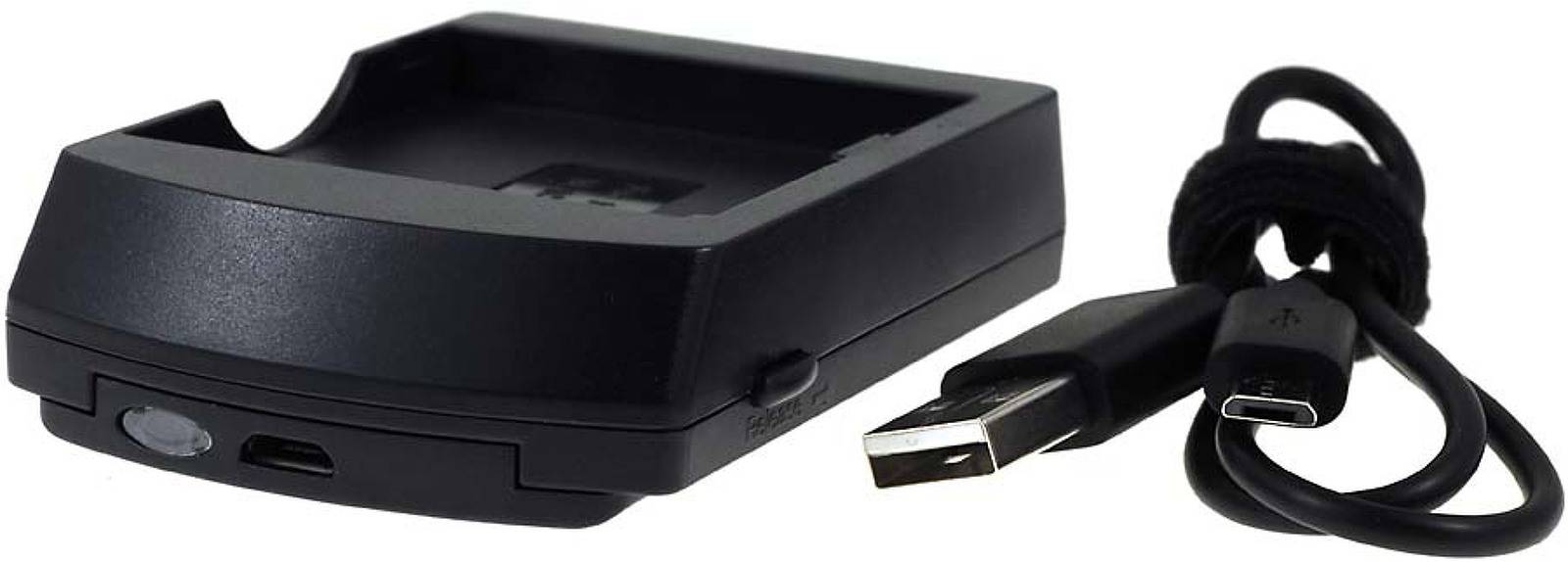 Powery USB-Ladegerät für Akku Olympus Typ Li-90B, 5V