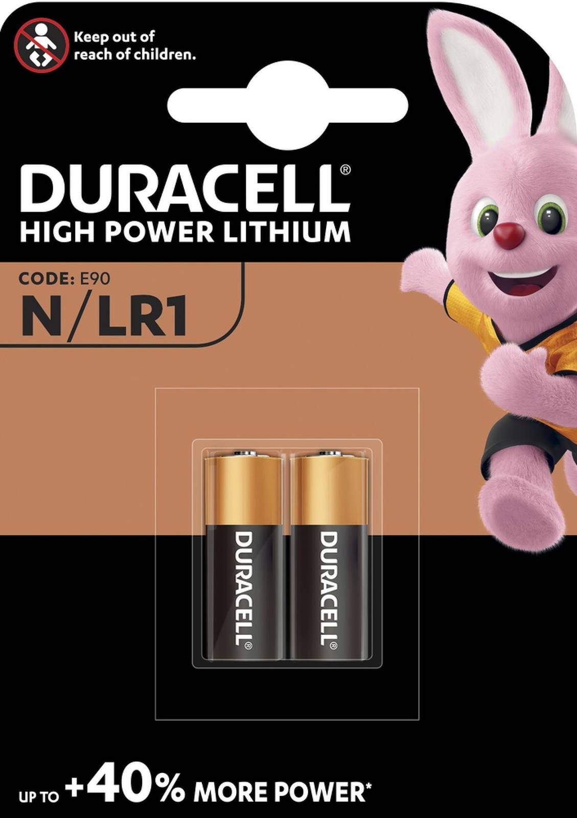 Batterie Duracell Security Typ N 2er Blister, 1,5V, Alkaline