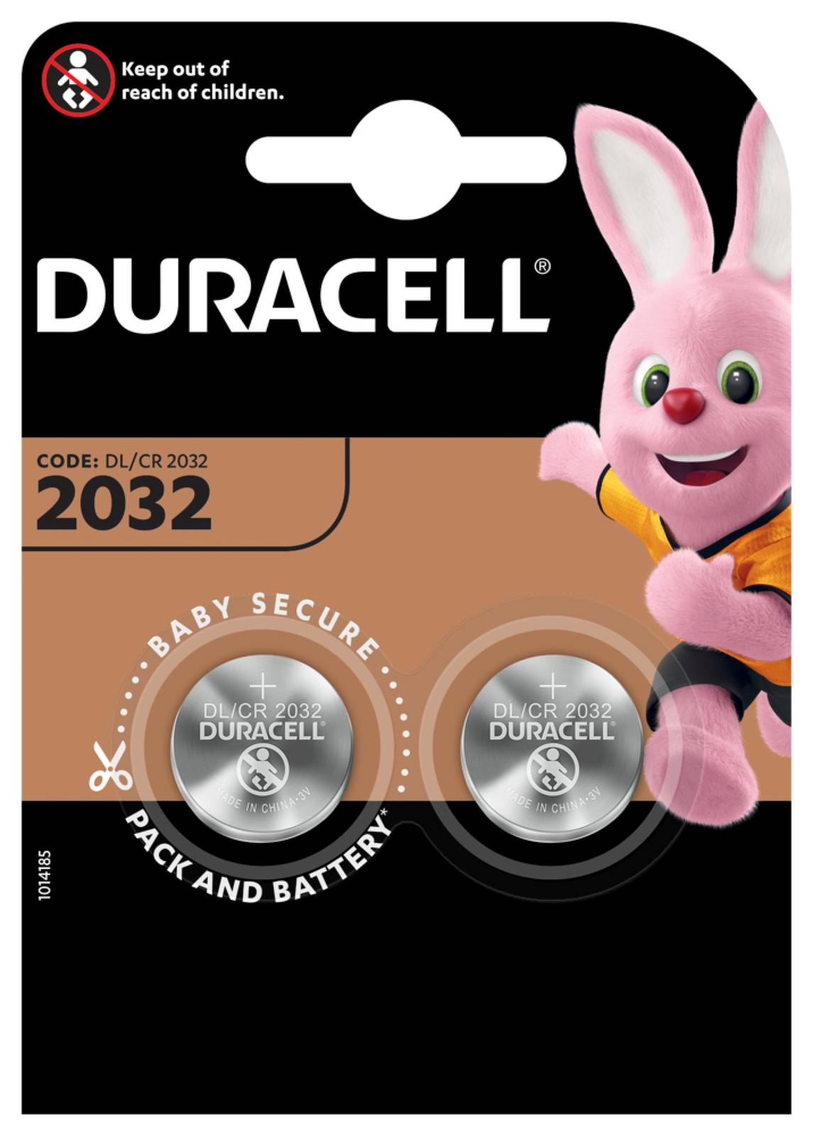 Lithium Knopfzelle, Batterie Duracell CR2032 für Pokemon GO Plus 2er Blister, 2x3,0V, Lithium