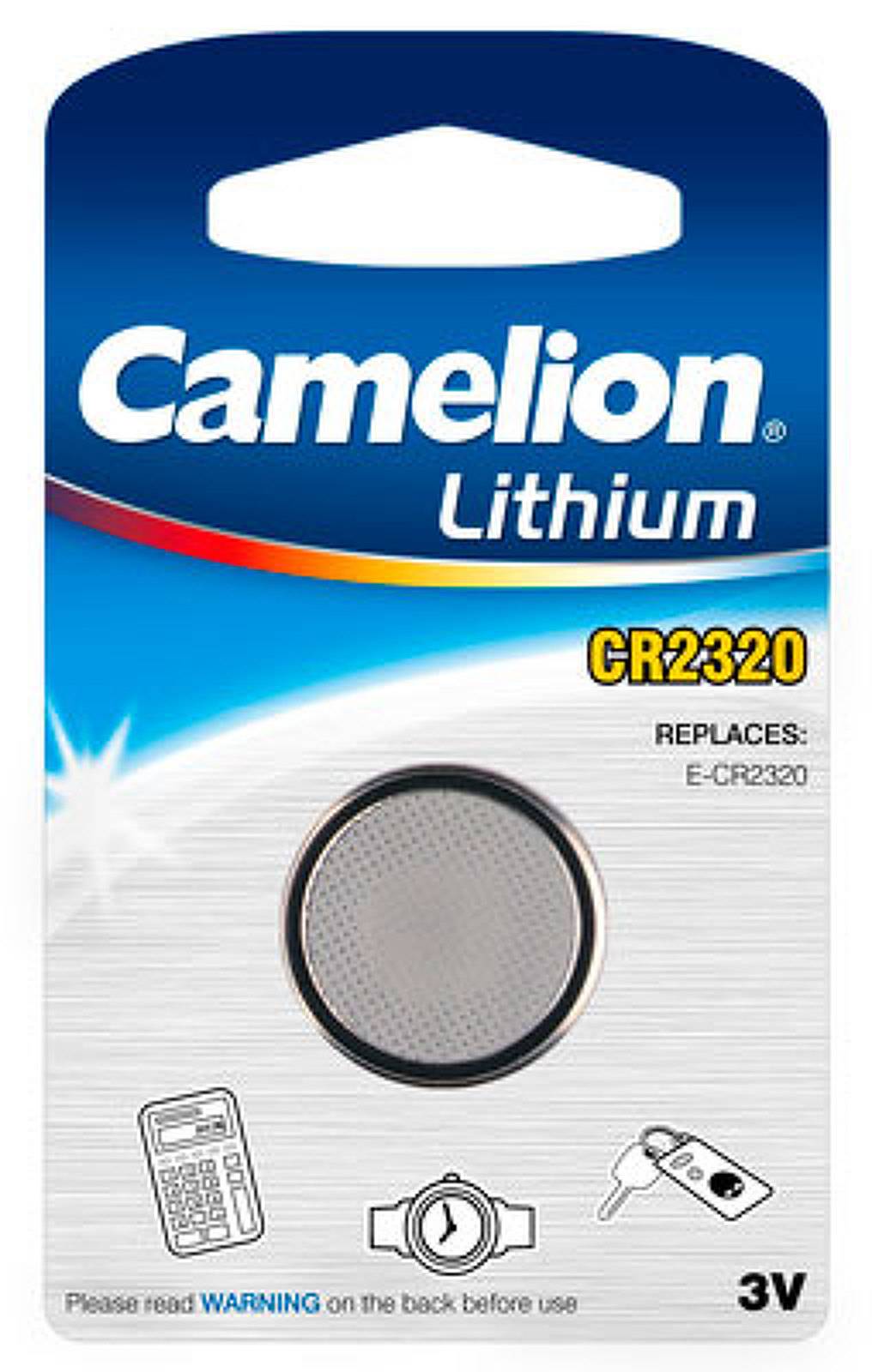 Lithium Knopfzelle Camelion CR2320 1er Blister, 3,0V, Lithium