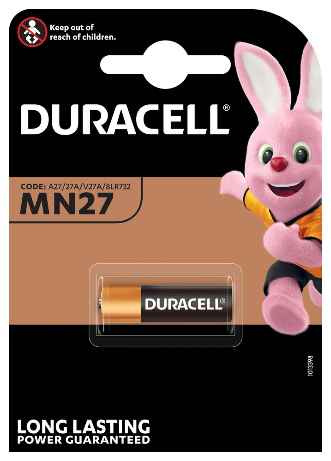 Batterie Duracell Typ A27, 12V, Alkaline
