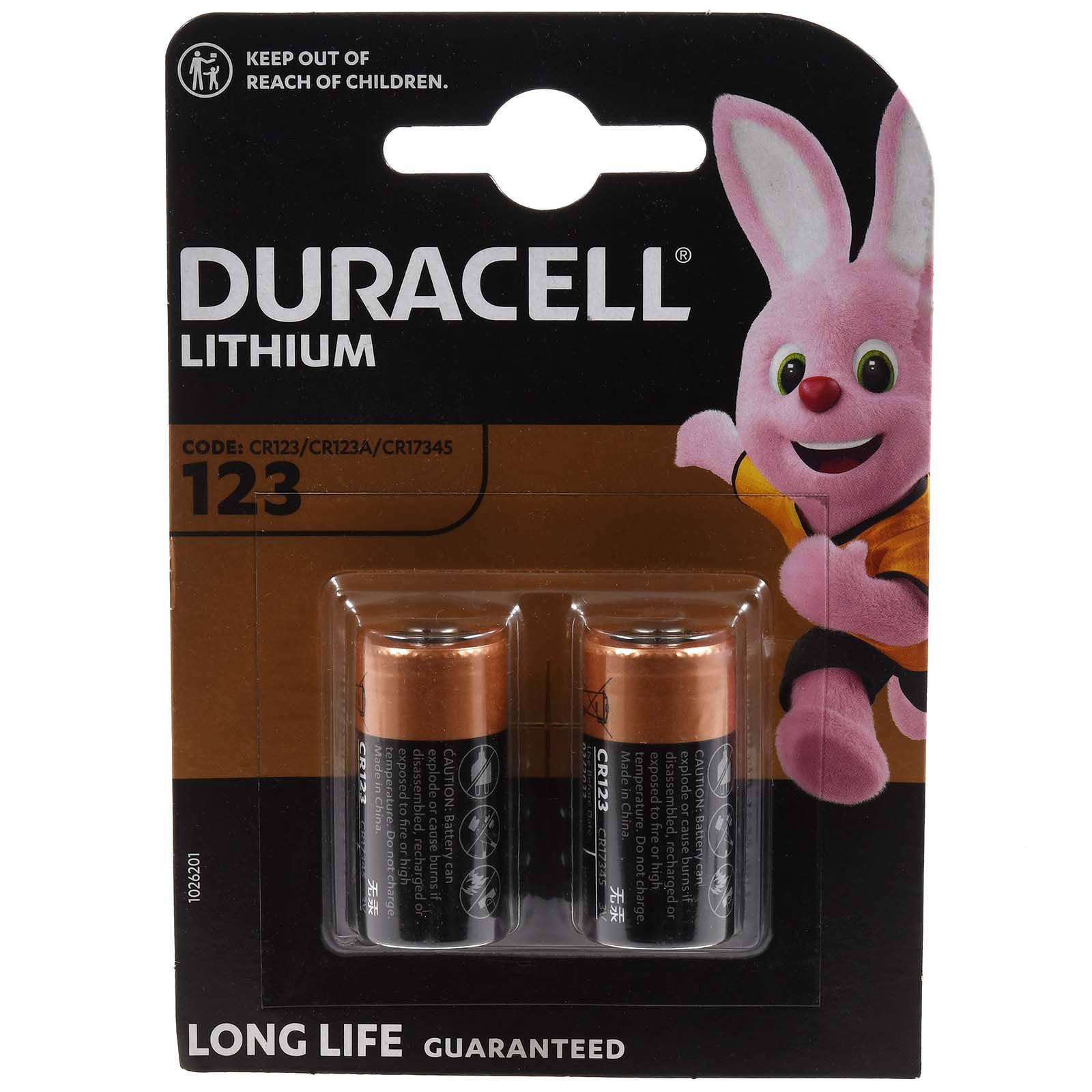 Foto Batterie Duracell Ultra 123 CR123A DL123A RCR123 2er Blister, 3V, Lithium