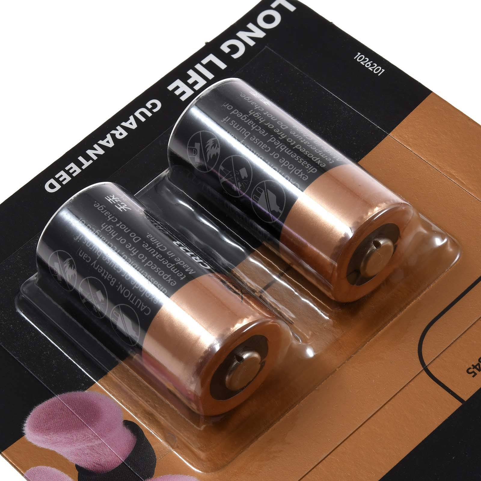 Foto Batterie Duracell Ultra 123 CR123A DL123A RCR123 2er Blister, 3V, Lithium